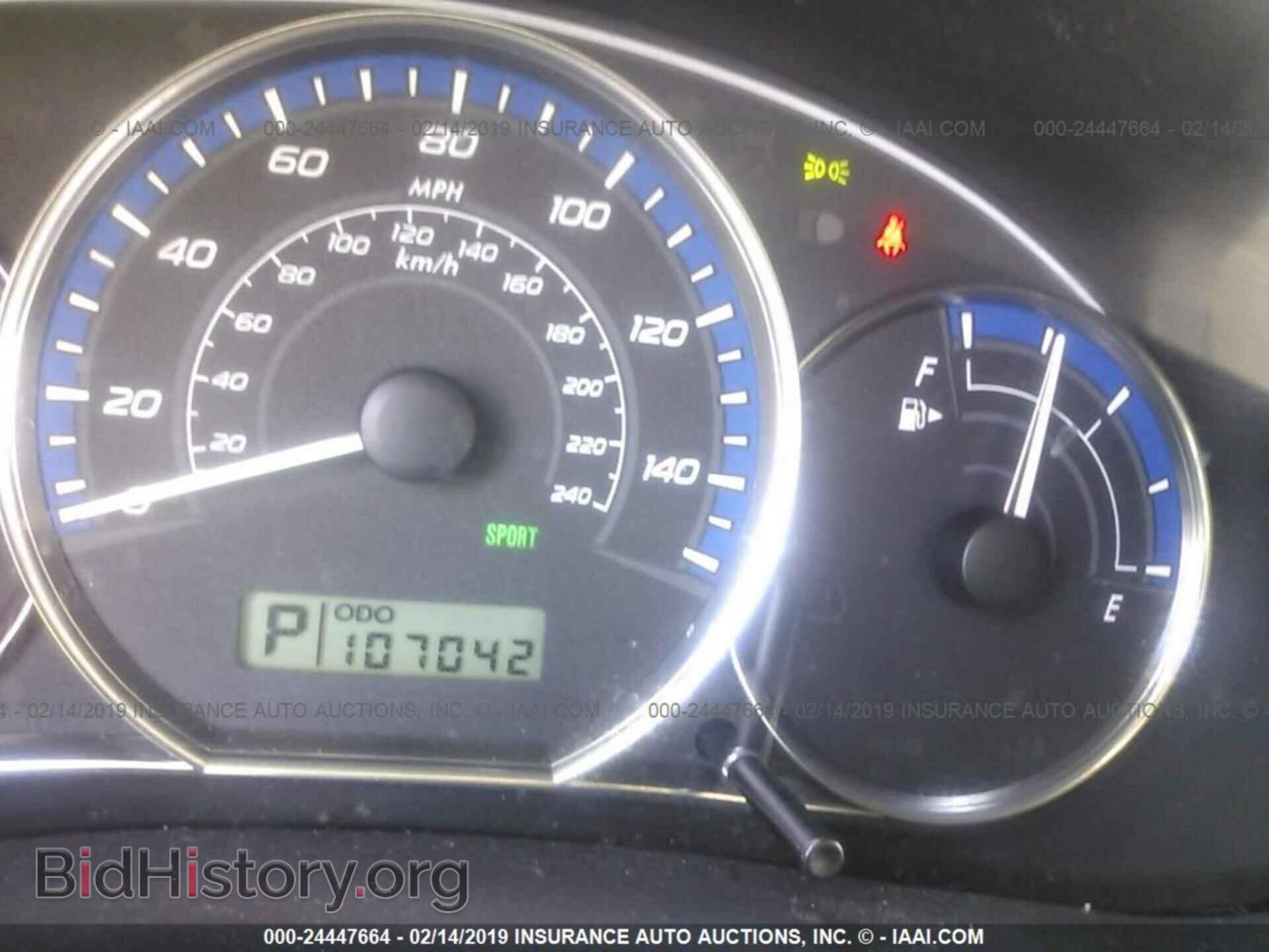 2010 SUBARU FORESTER - VIN: JF2SH6AC8AH747055 - Фото 7