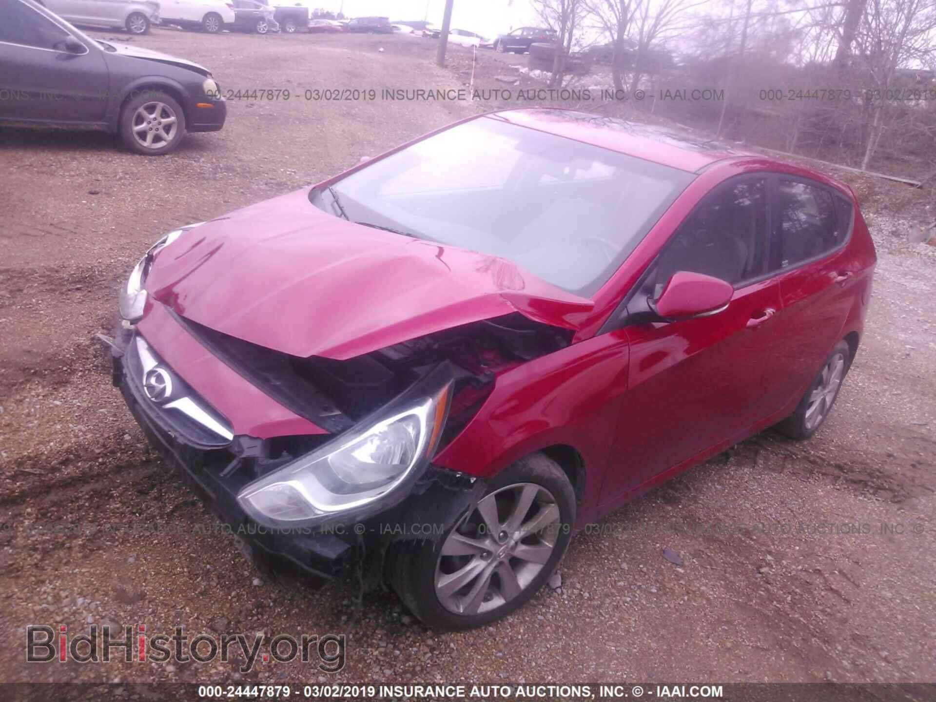 2013 HYUNDAI ACCENT - VIN: KMHCU5AE1DU066527 - Фото 2