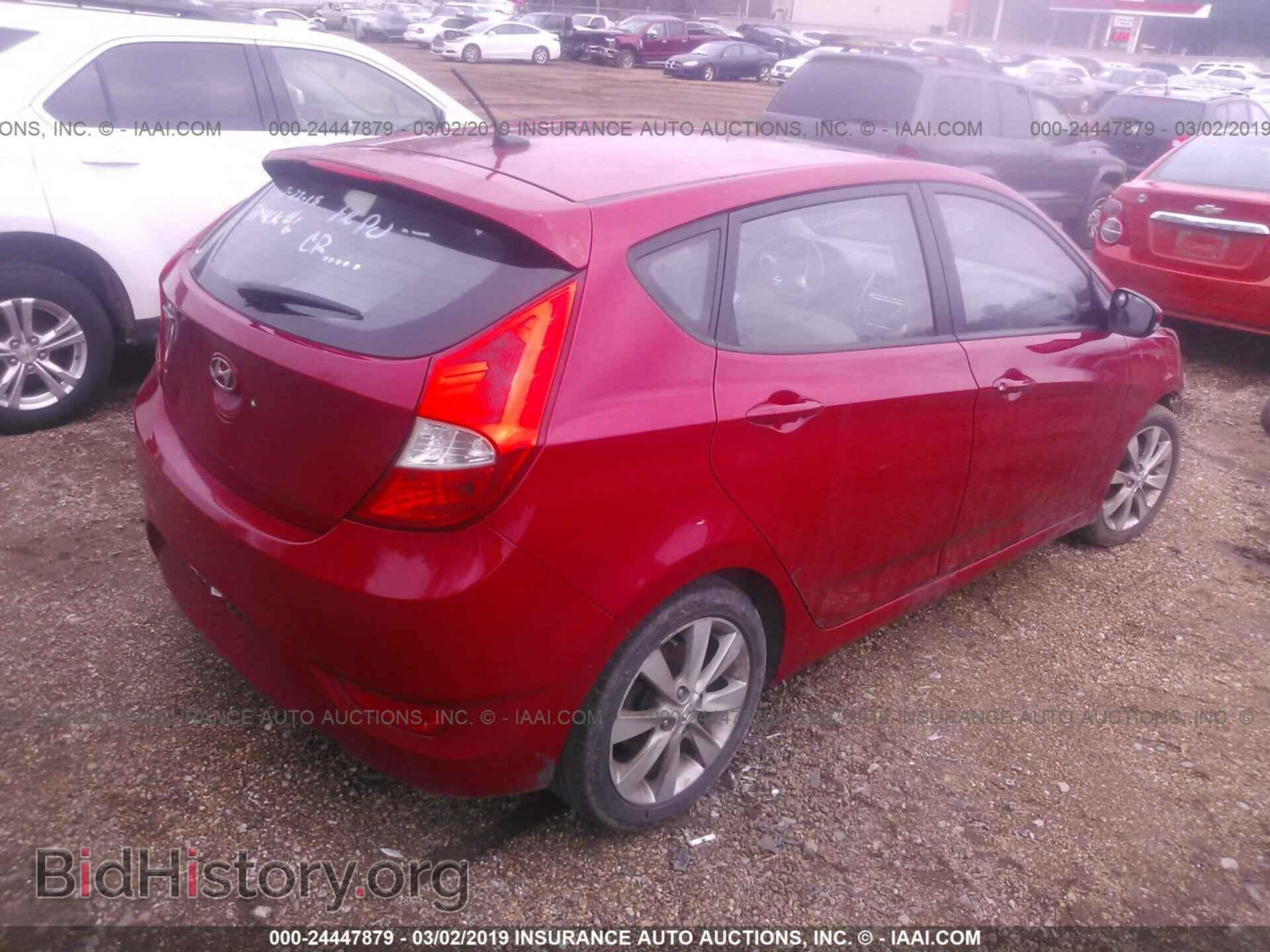 2013 HYUNDAI ACCENT - VIN: KMHCU5AE1DU066527 - Фото 4