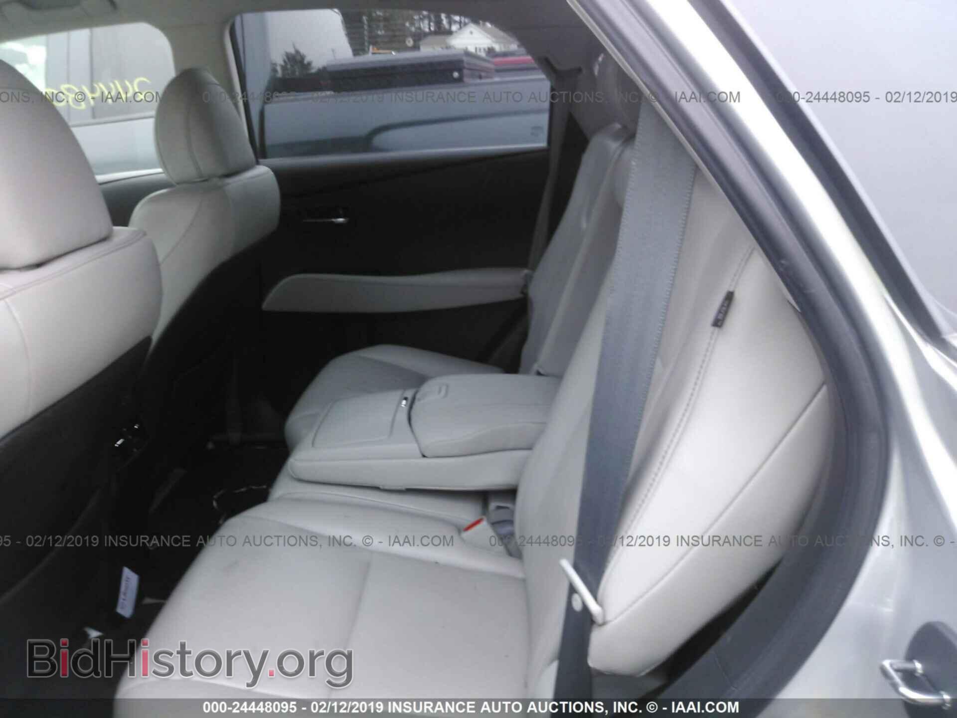 2015 LEXUS RX - VIN: 2T2BK1BA9FC284138 - Фото 8