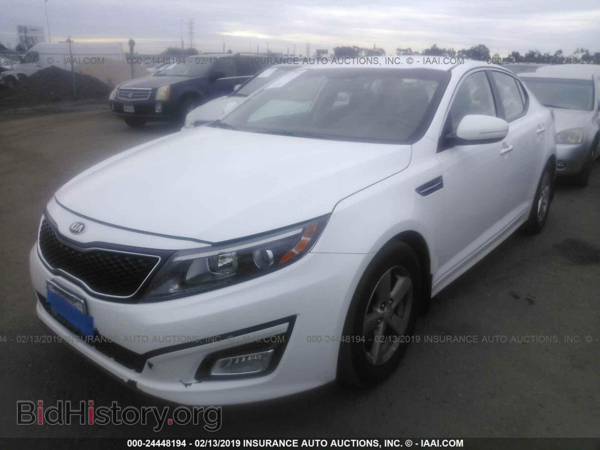 2015 KIA OPTIMA - VIN: KNAGM4A76F5536501 - Фото 2