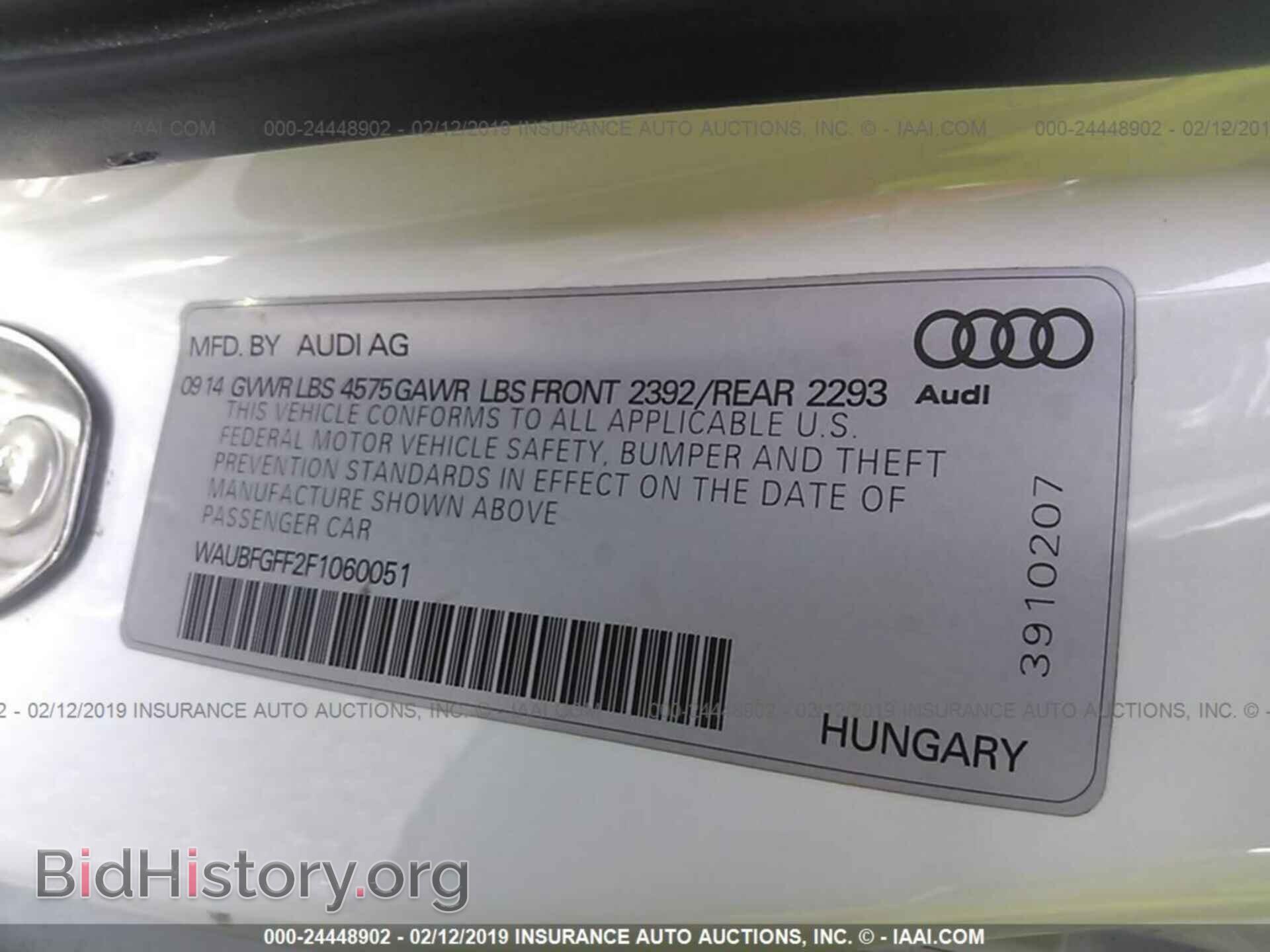 2015 AUDI A3 - VIN: WAUBFGFF2F1060051 - Photo 9