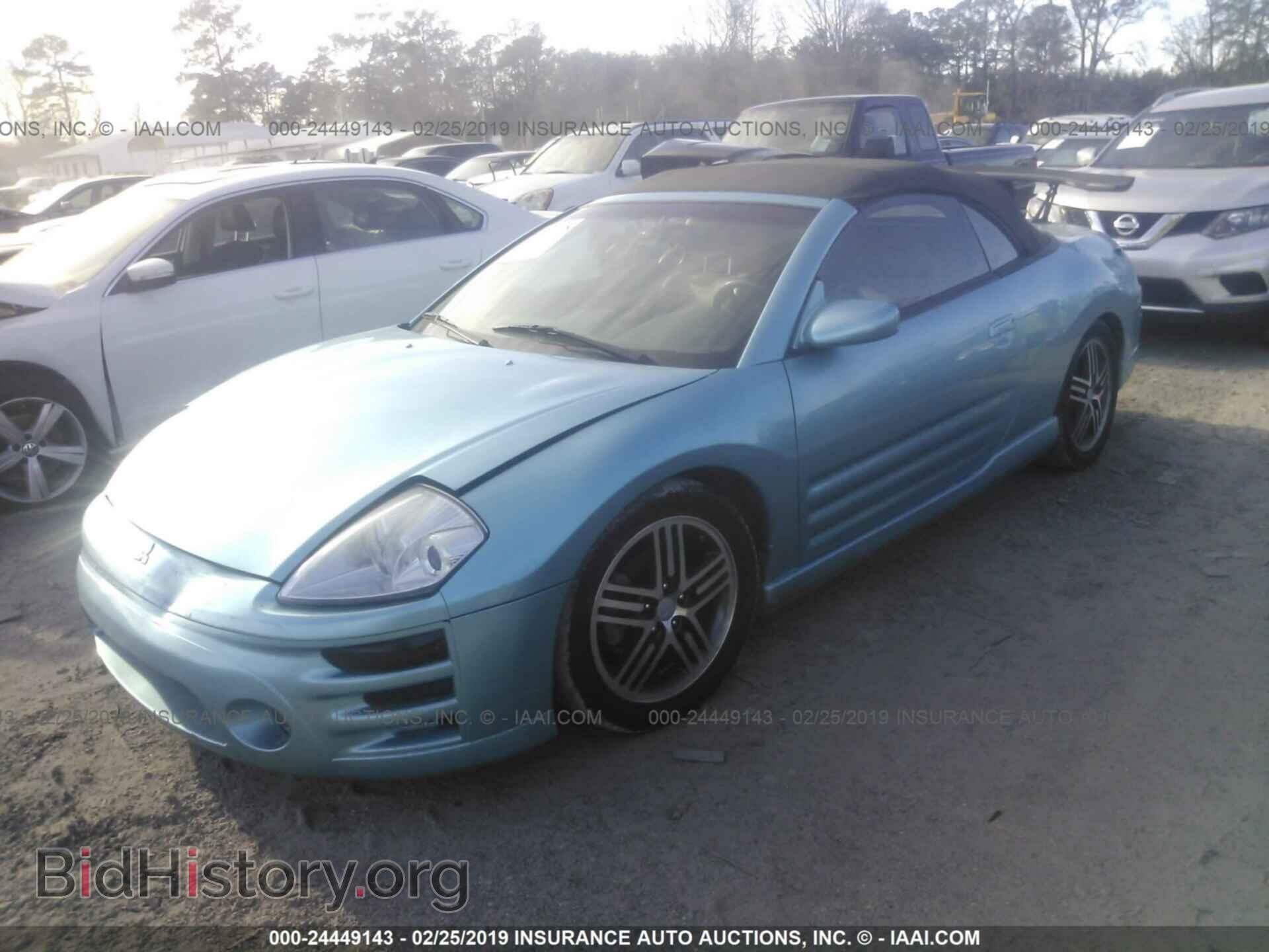 2005 MITSUBISHI ECLIPSE - VIN: 4A3AE75H05E027610 - Фото 2