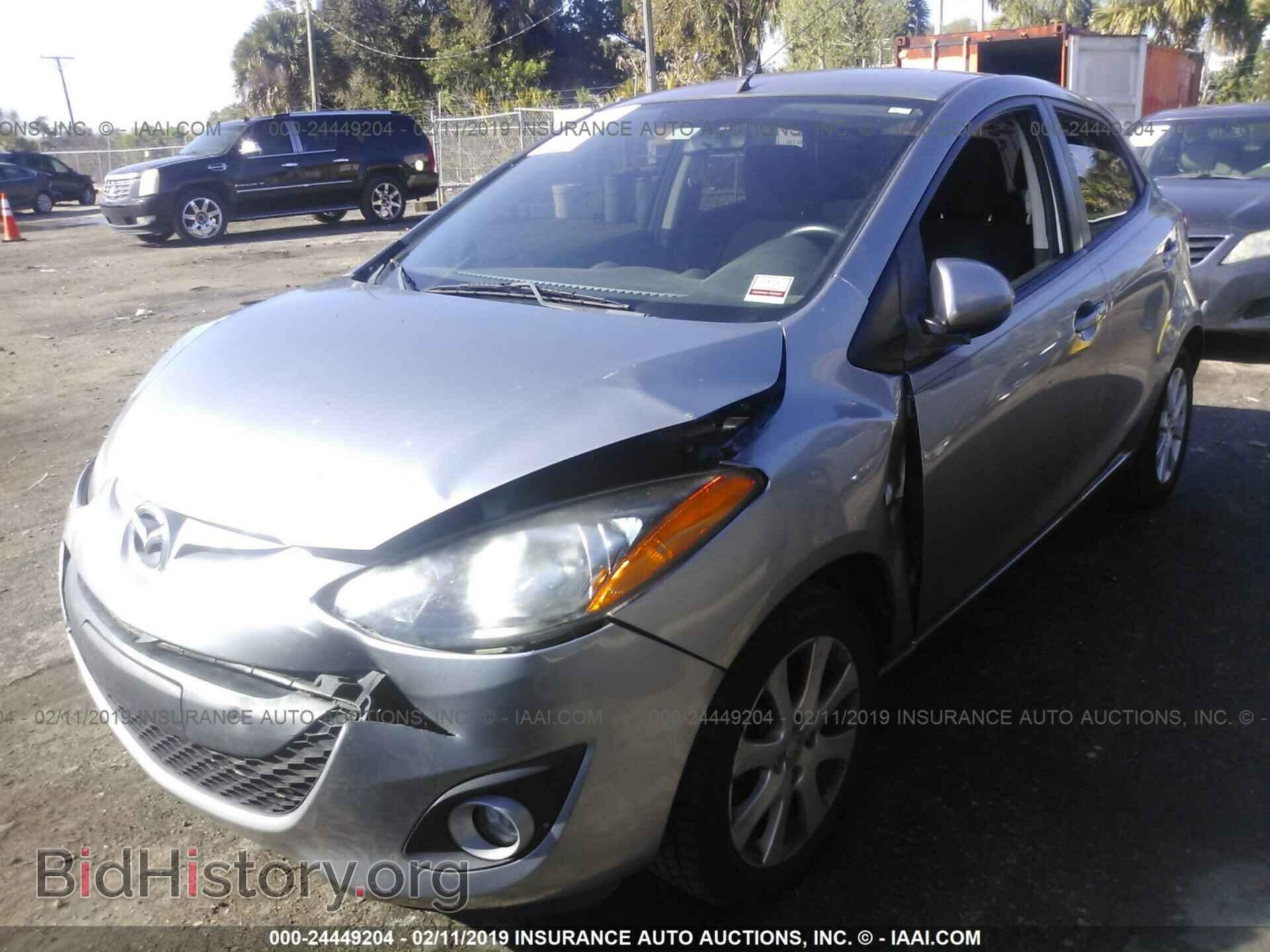 2011 MAZDA MAZDA2 - VIN: JM1DE1HY6B0105583 - Фото 2