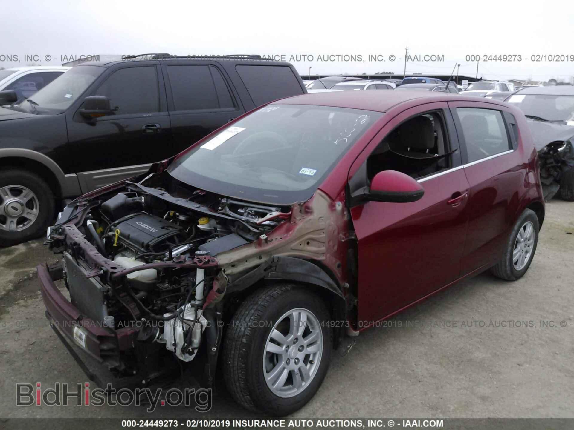 2014 CHEVROLET SONIC - VIN: 1G1JC6SH4E4212510 - Фото 2