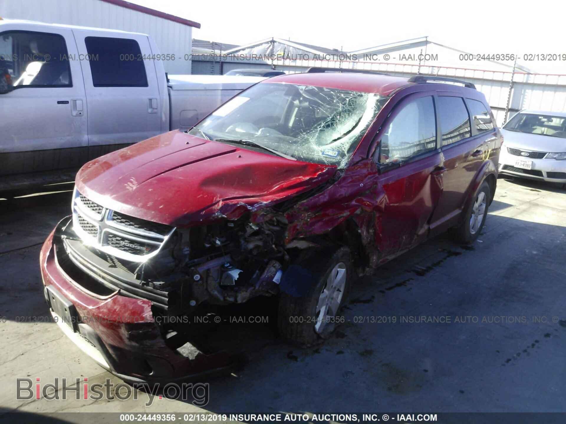 2012 DODGE JOURNEY - VIN: 3C4PDCBB4CT368207 - Фото 2