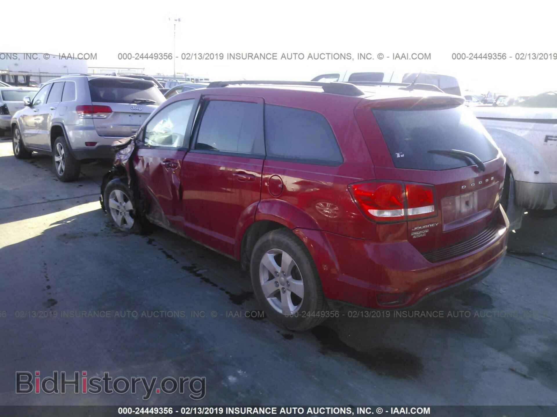 2012 DODGE JOURNEY - VIN: 3C4PDCBB4CT368207 - Фото 3