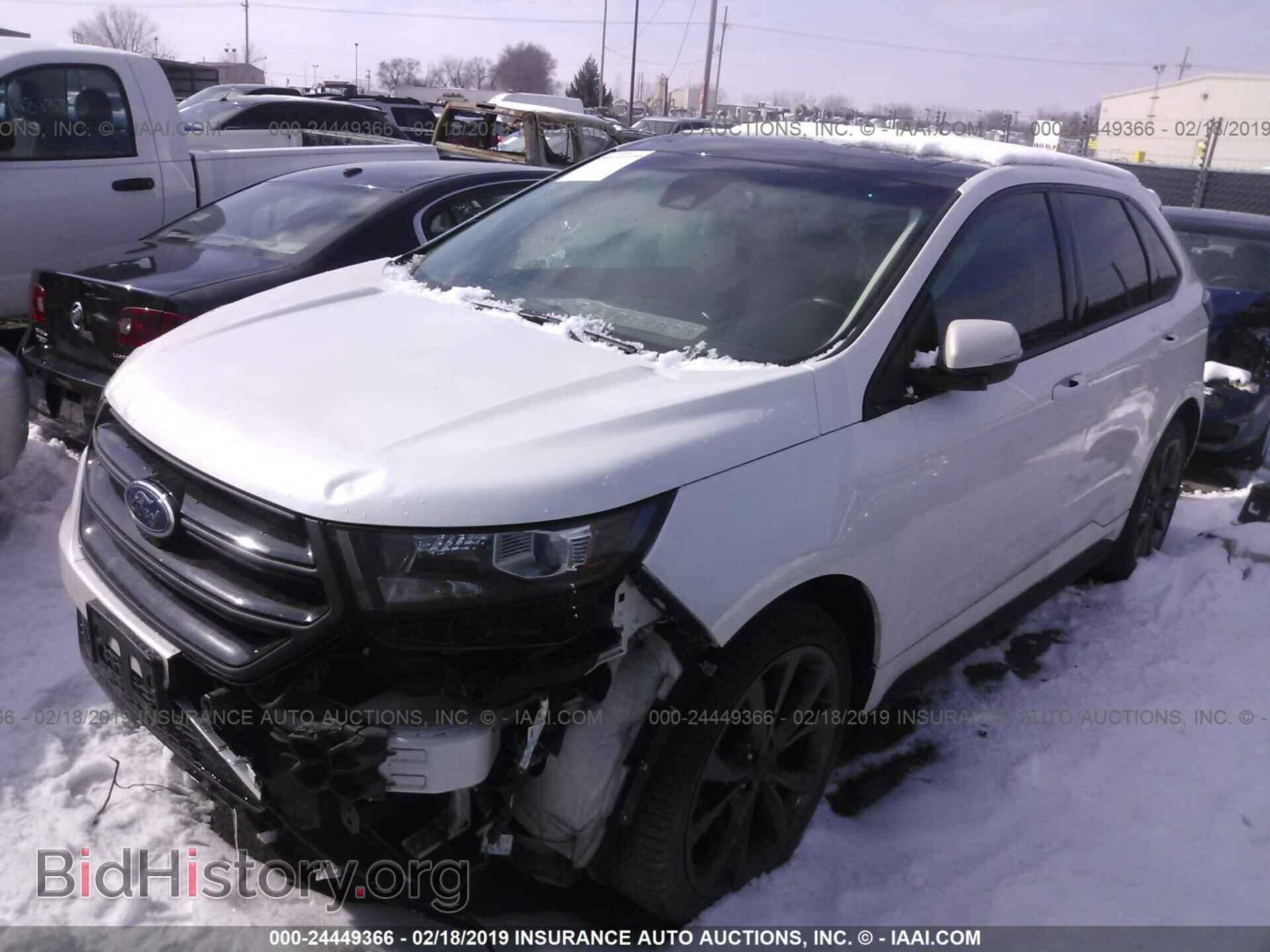 2015 FORD EDGE - VIN: 2FMTK4AP1FBB91733 - Photo 2