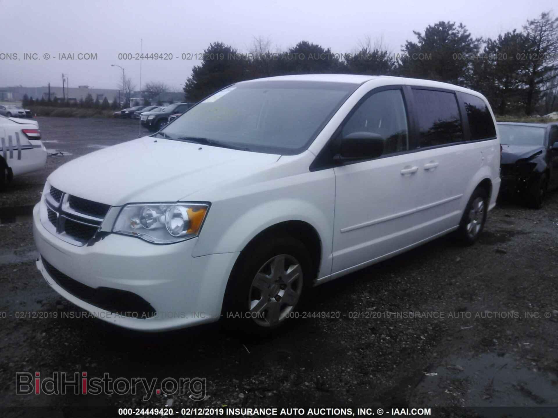 2012 DODGE GRAND CARAVAN - VIN: 2C4RDGBG3CR185606 - Фото 2