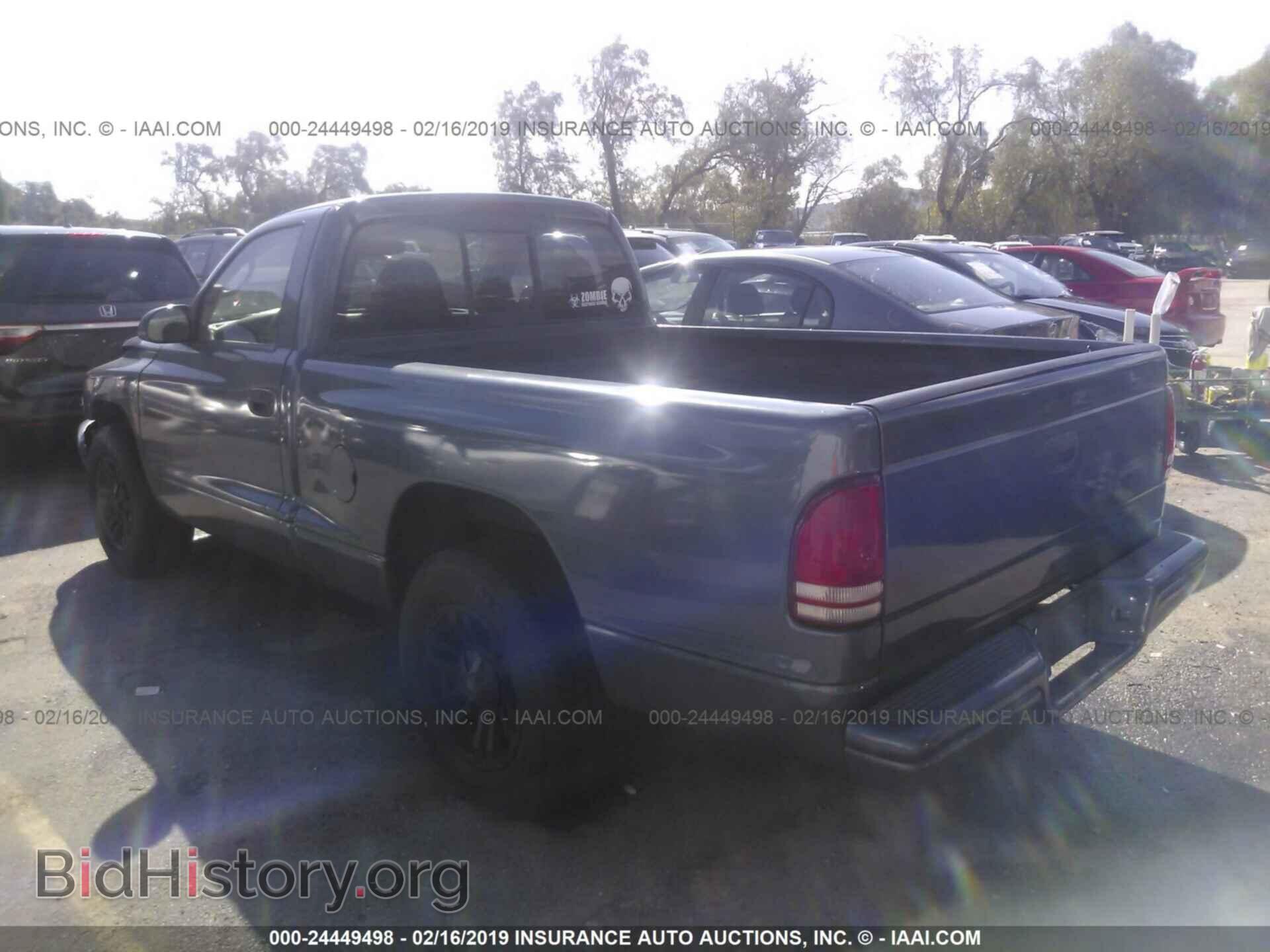 2002 DODGE DAKOTA - VIN: 1B7FL16X32S607805 - Фото 3