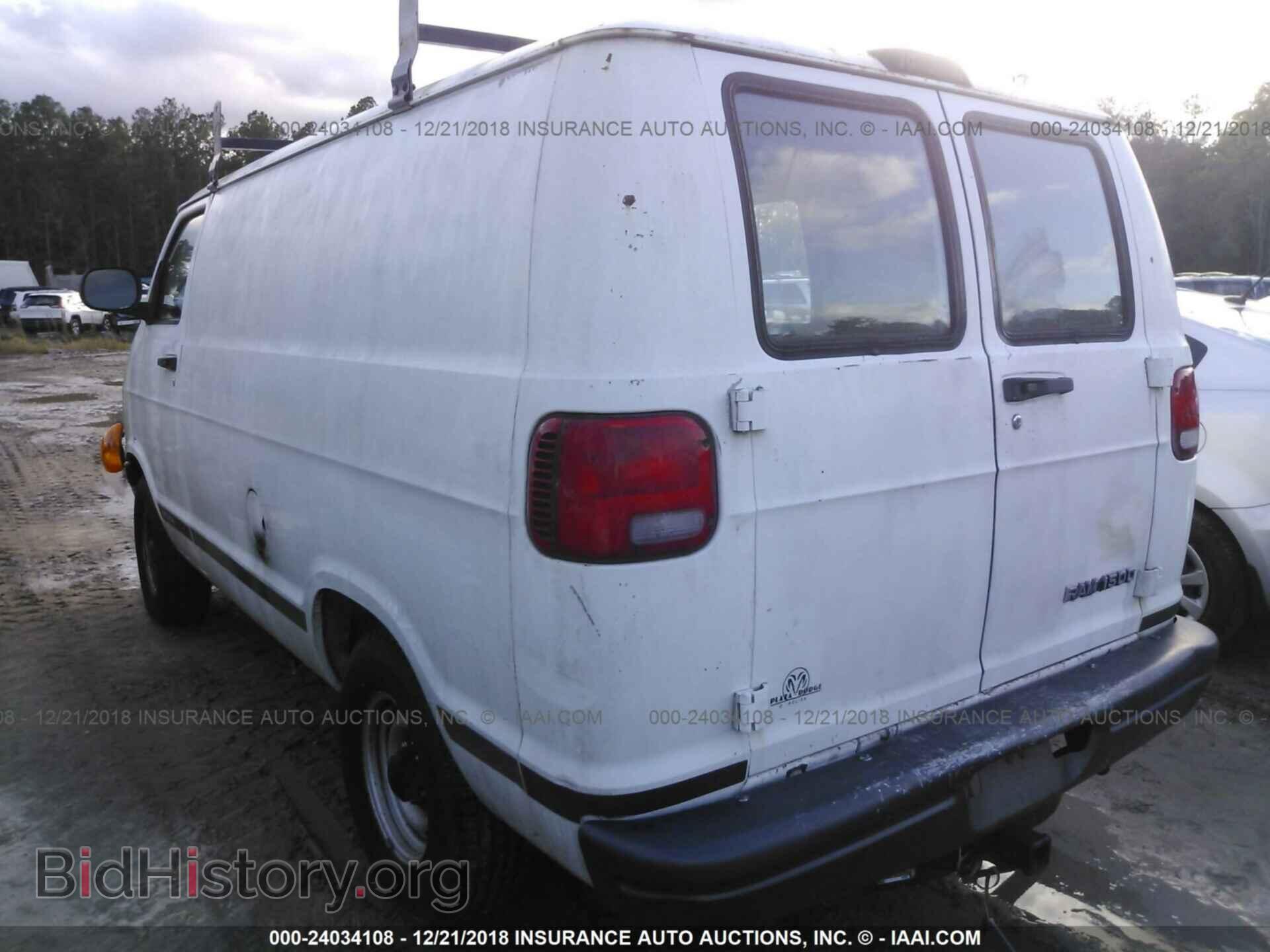 2002 DODGE RAM VAN - VIN: 2B7HB11X52K140321 - Фото 3