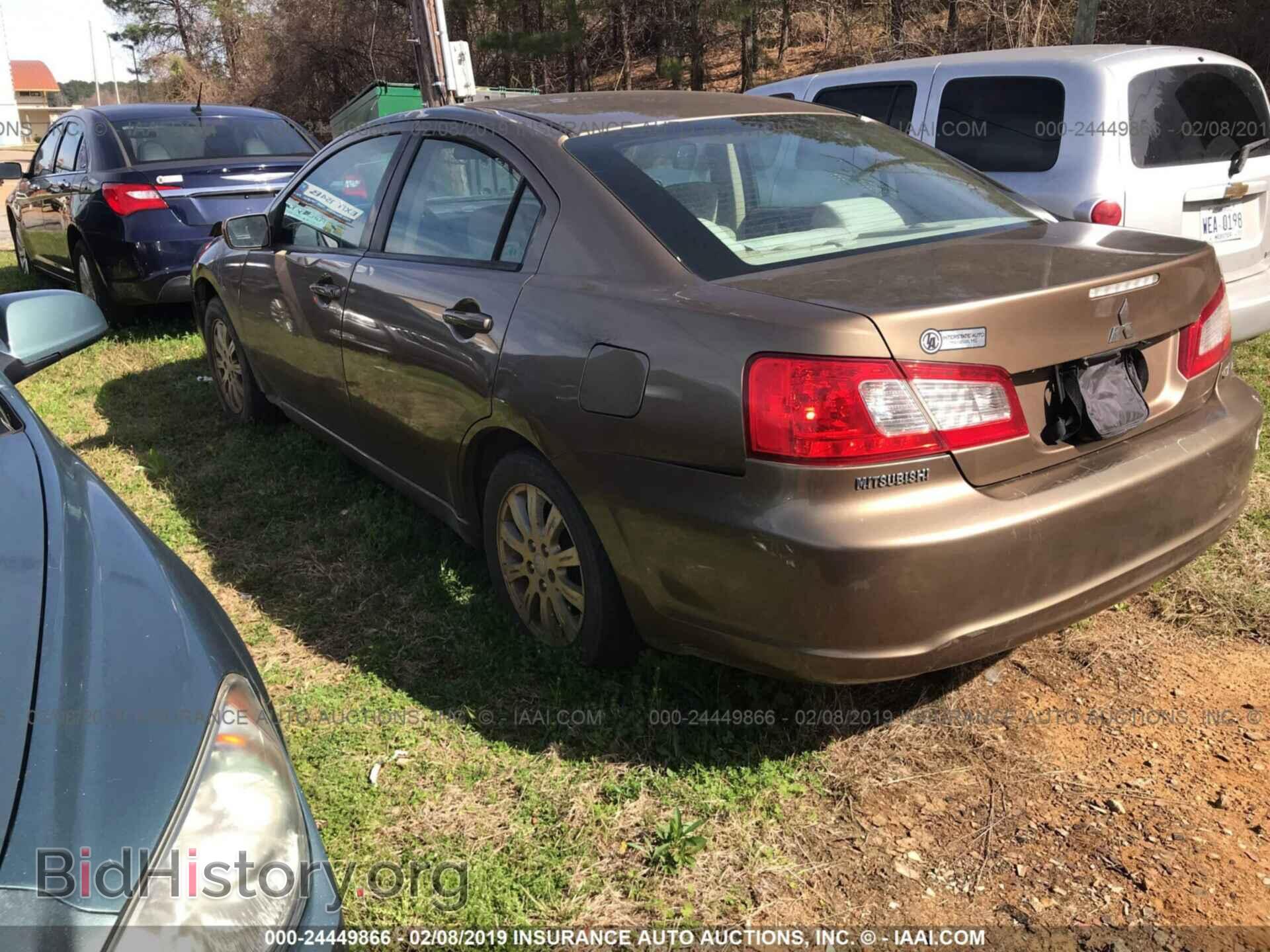 2009 MITSUBISHI GALANT - VIN: 4A3AB36F39E017979 - Фото 3