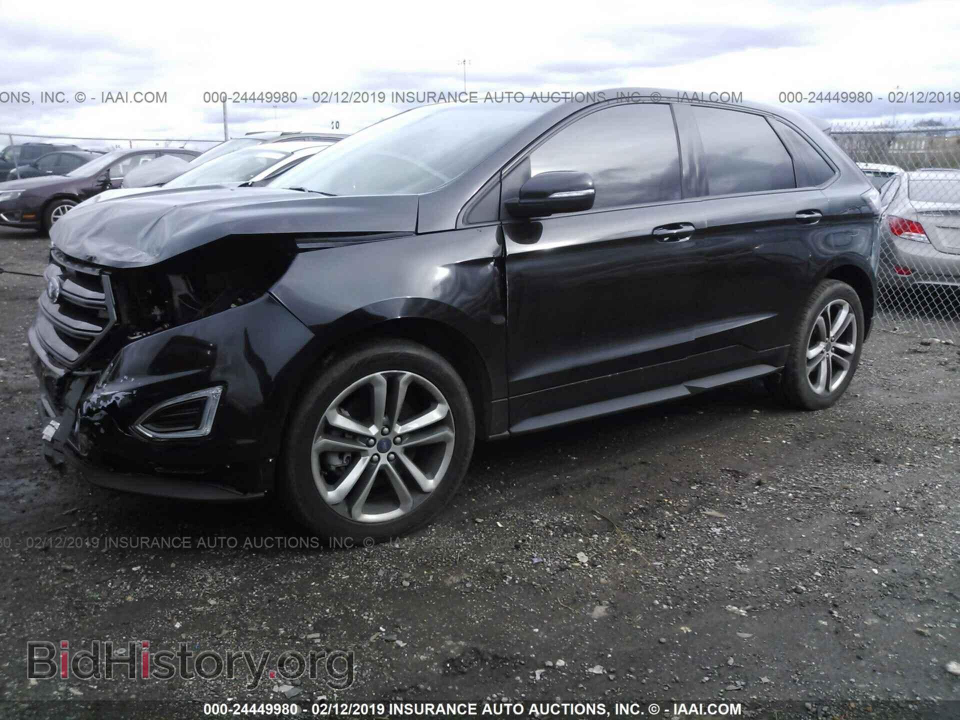 2015 FORD EDGE - VIN: 2FMTK3AP9FBB51829 - Фото 2