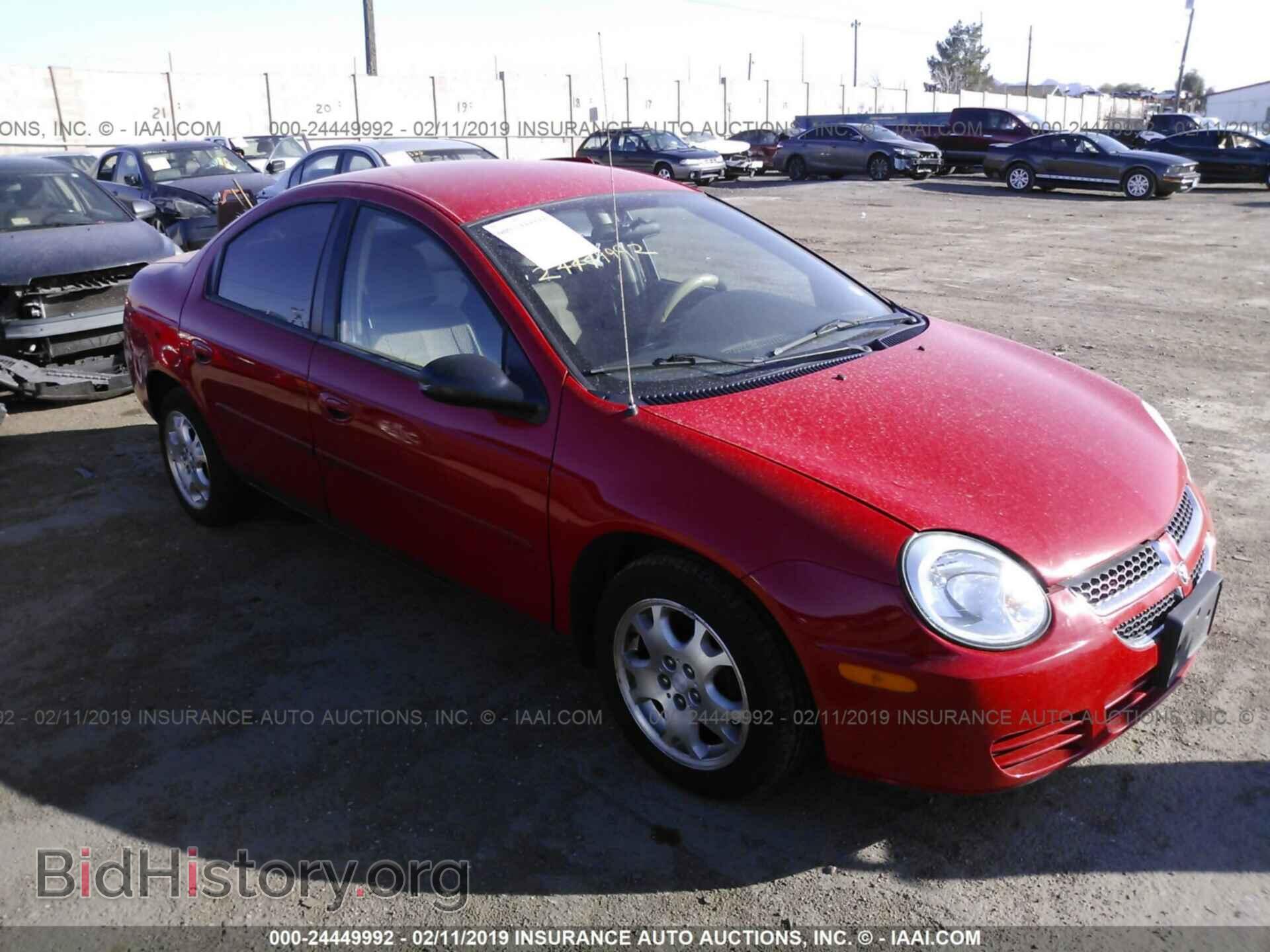 Фотография 1B3ES56C34D563218 - DODGE NEON 2004