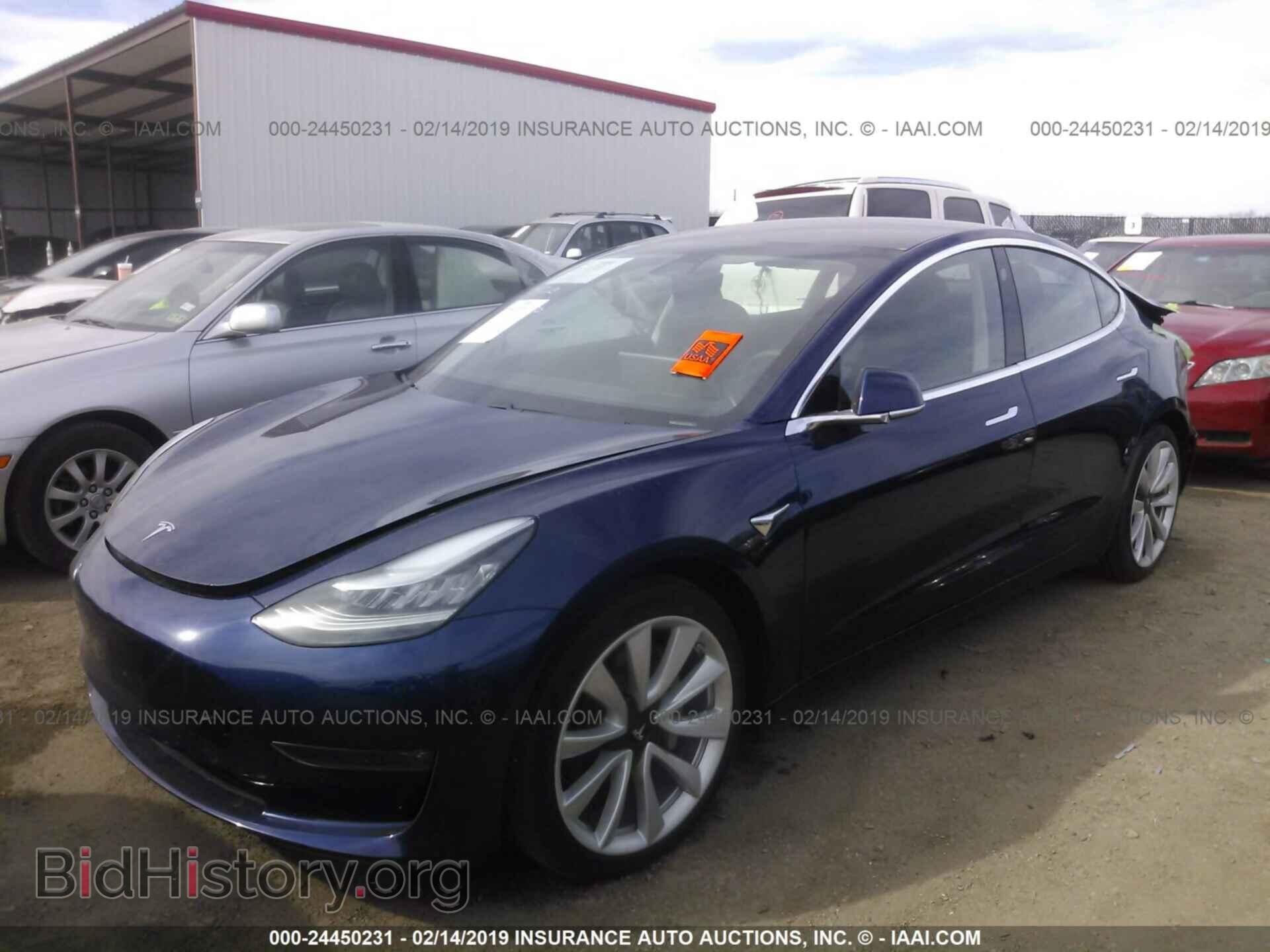 2018 TESLA MODEL 3 - VIN: 5YJ3E1EB9JF117450 - Фото 2
