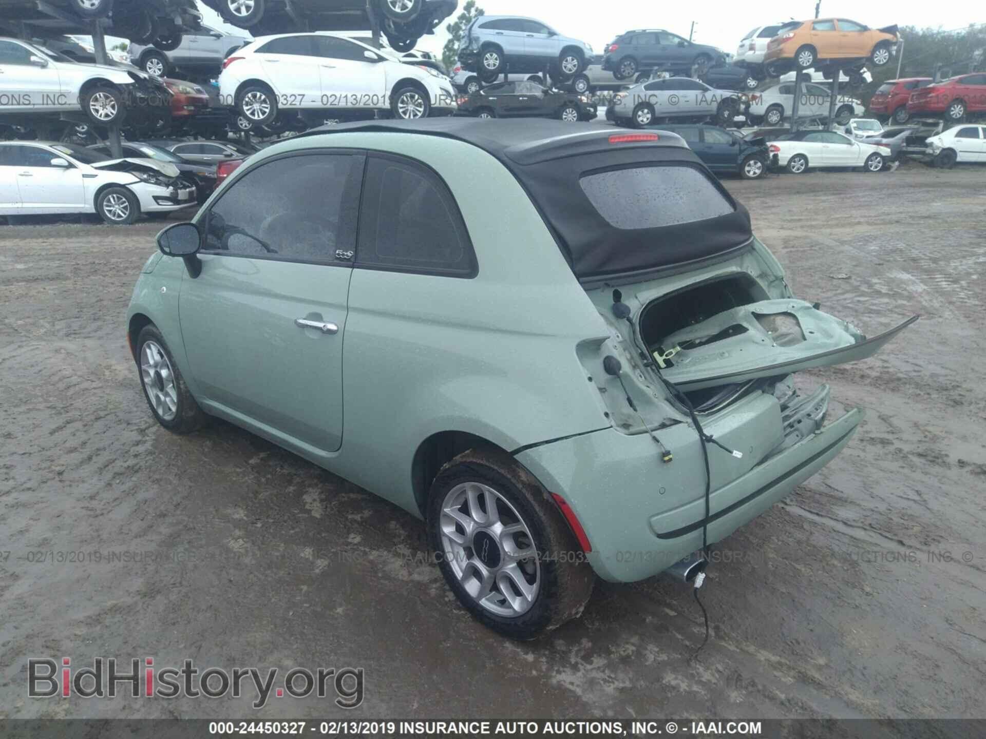 2013 FIAT 500 - VIN: 3C3CFFDR0DT515780 - Фото 3