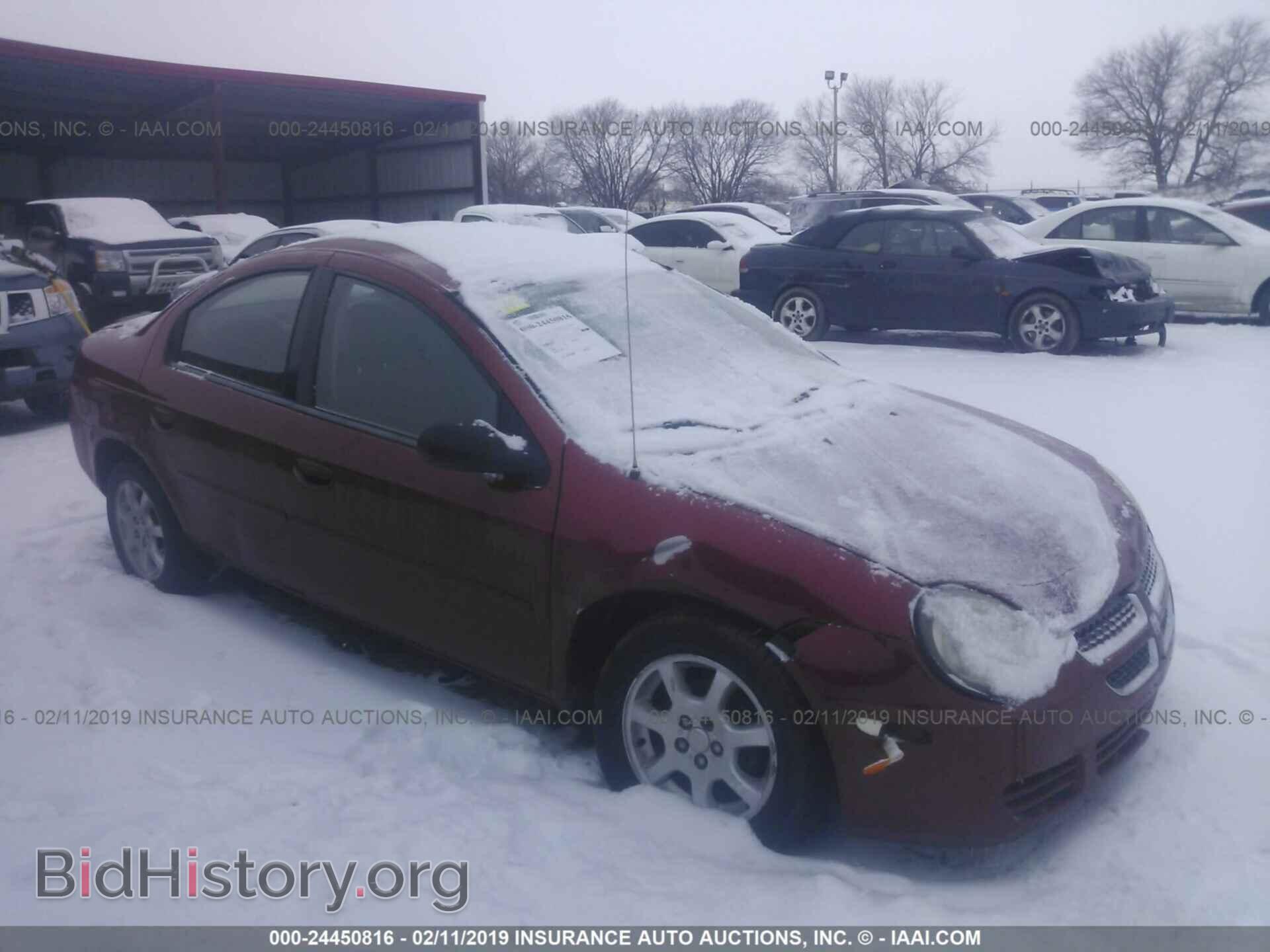Photo 1B3ES56C45D167946 - DODGE NEON 2005