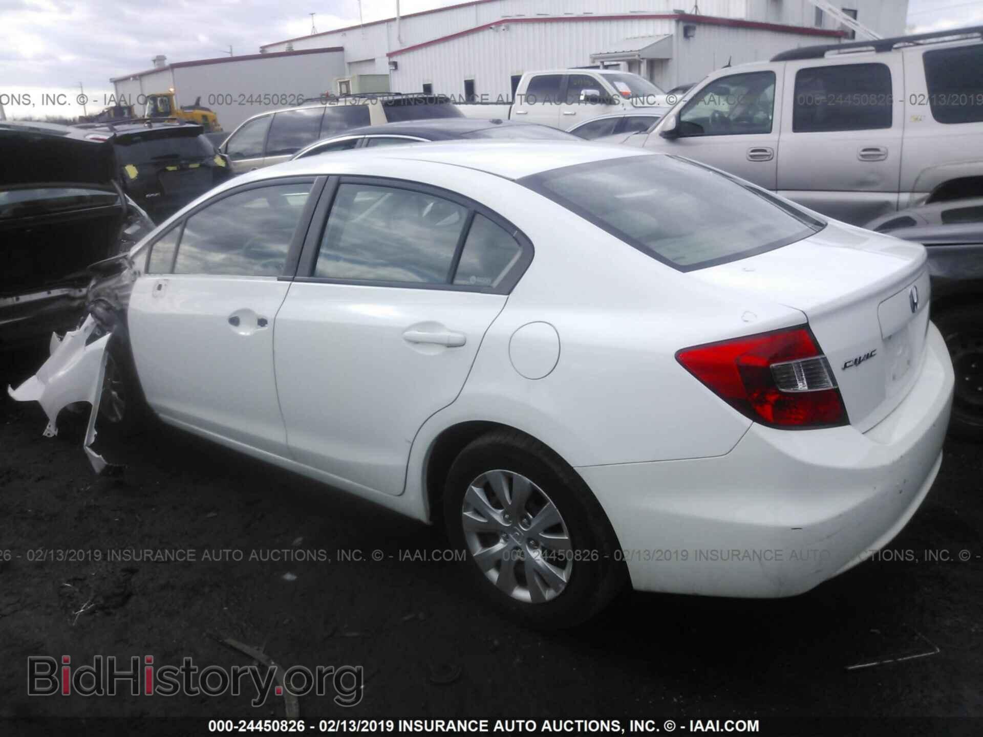 2012 HONDA CIVIC - VIN: 19XFB2F58CE364083 - Фото 3