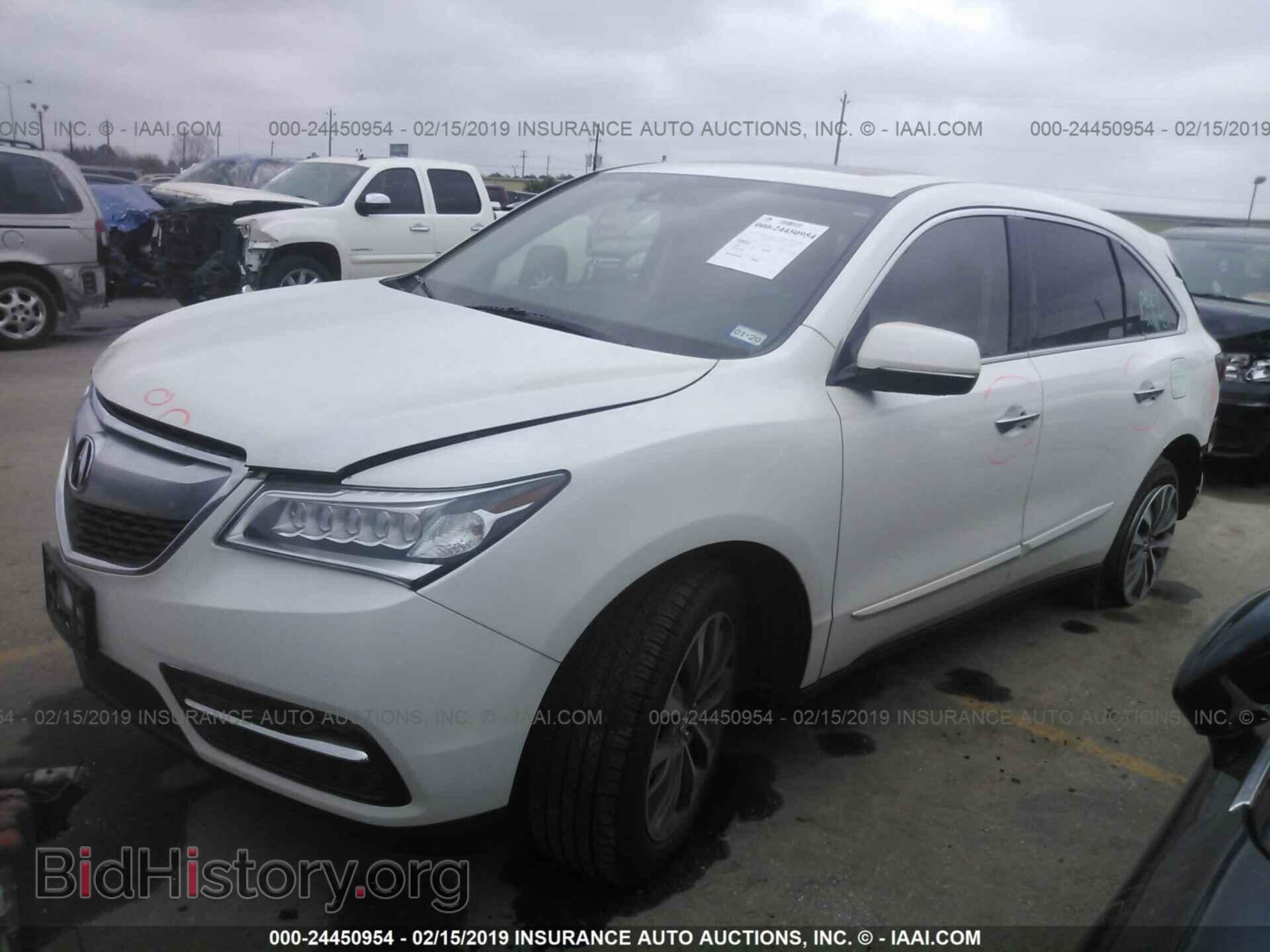 2014 ACURA MDX - VIN: 5FRYD3H4XEB002507 - Фото 2
