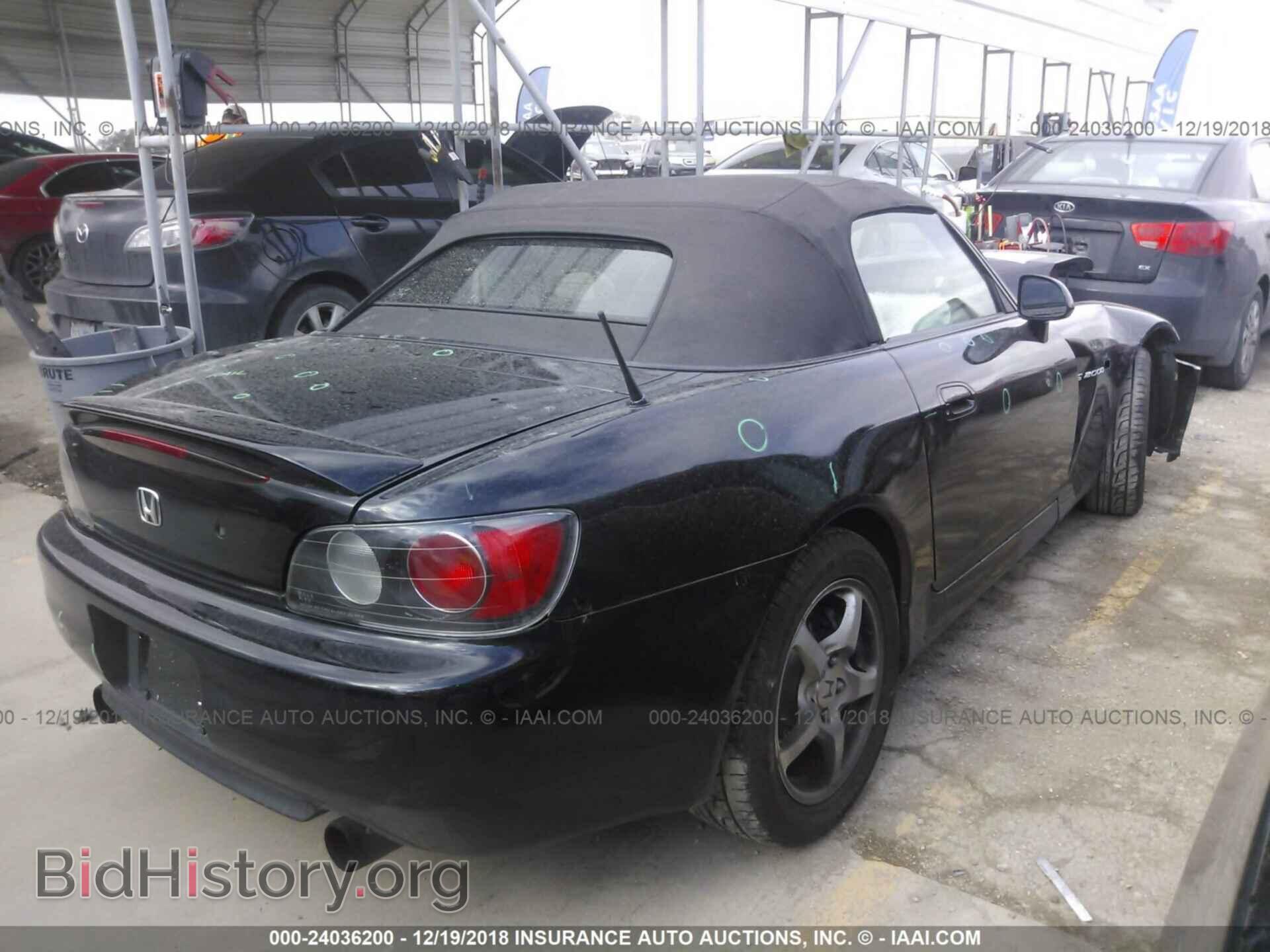 2002 HONDA S2000 - VIN: JHMAP11402T003391 - Фото 4
