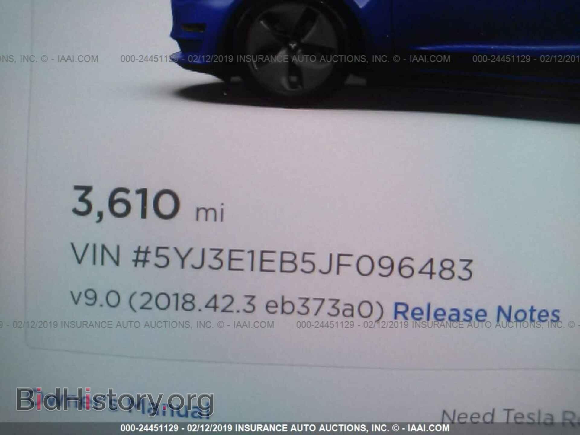 2018 TESLA MODEL 3 - VIN: 5YJ3E1EB5JF096483 - Photo 7