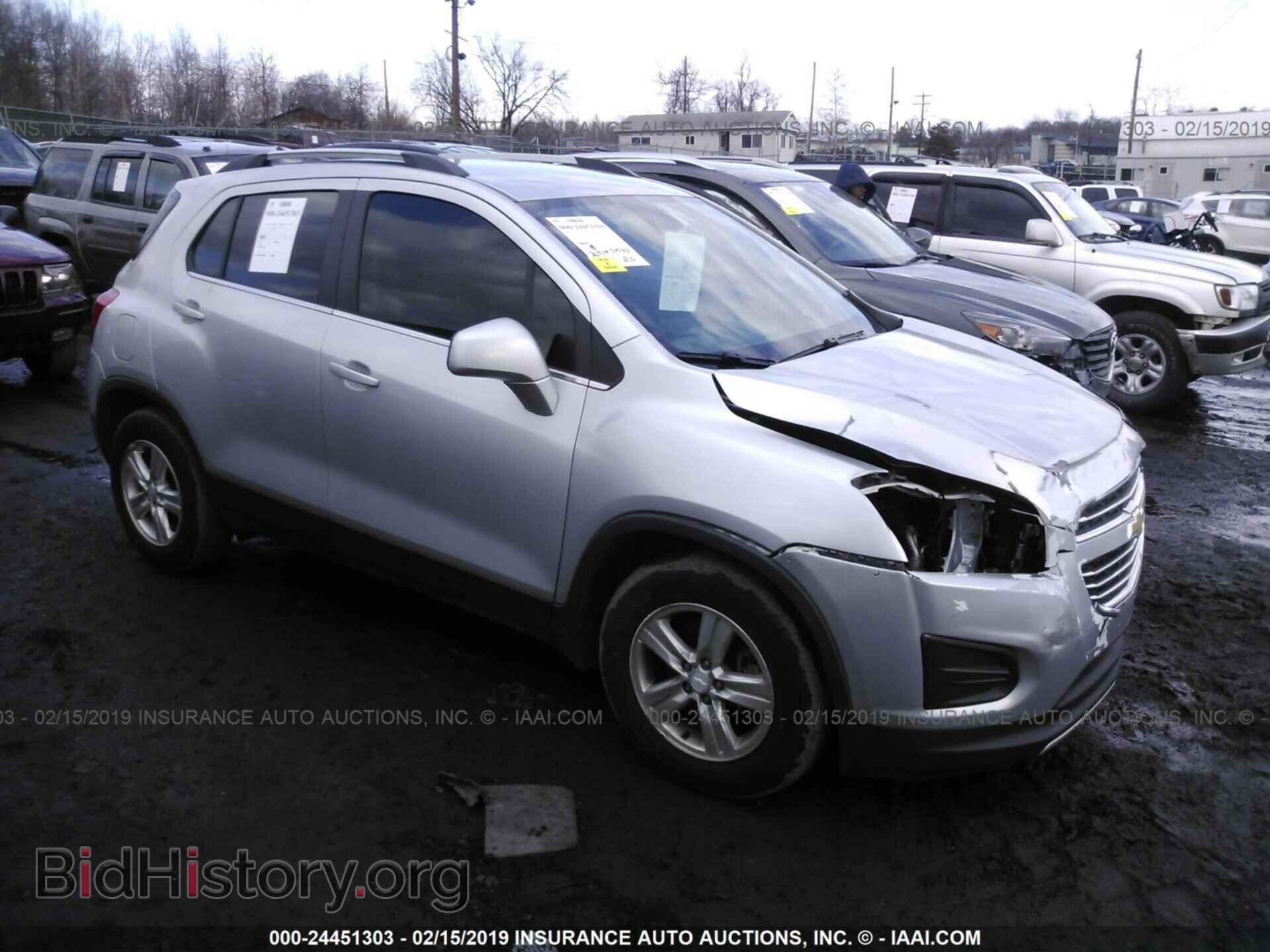 Фотография 3GNCJLSB3FL242536 - CHEVROLET TRAX 2015