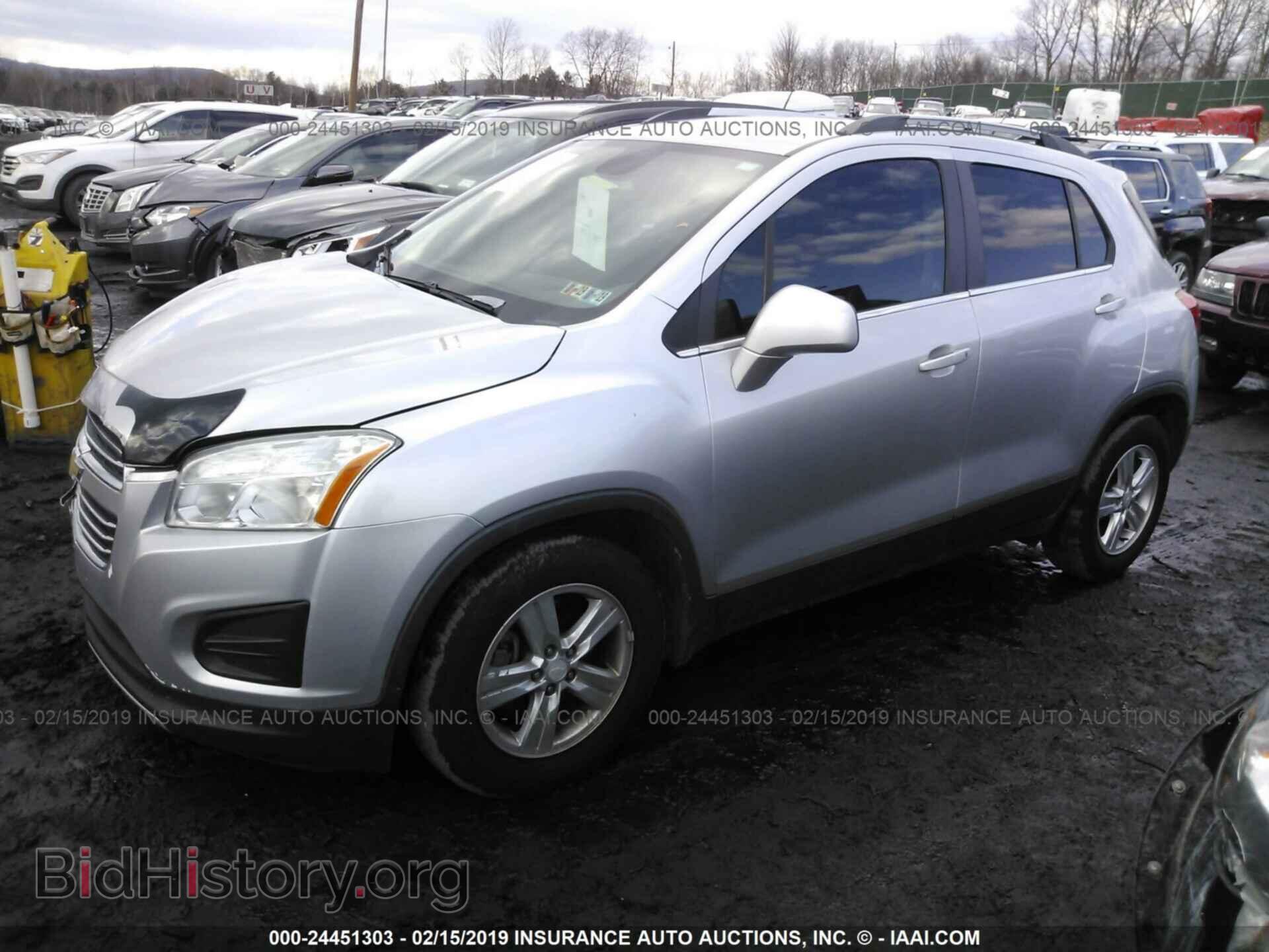 2015 CHEVROLET TRAX - VIN: 3GNCJLSB3FL242536 - Фото 2