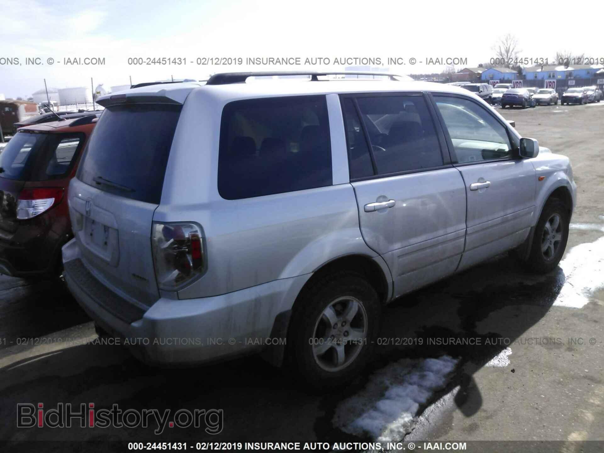 2007 HONDA PILOT - VIN: 2HKYF18537H506328 - Фото 4