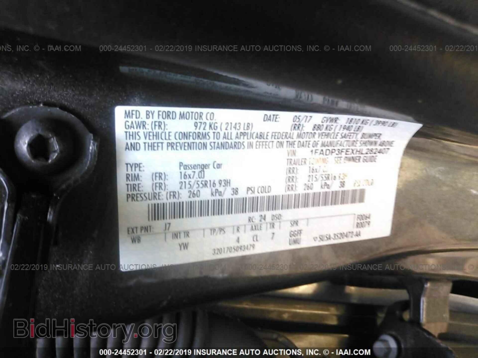 2017 FORD FOCUS - VIN: 1FADP3FEXHL282407 - Photo 9