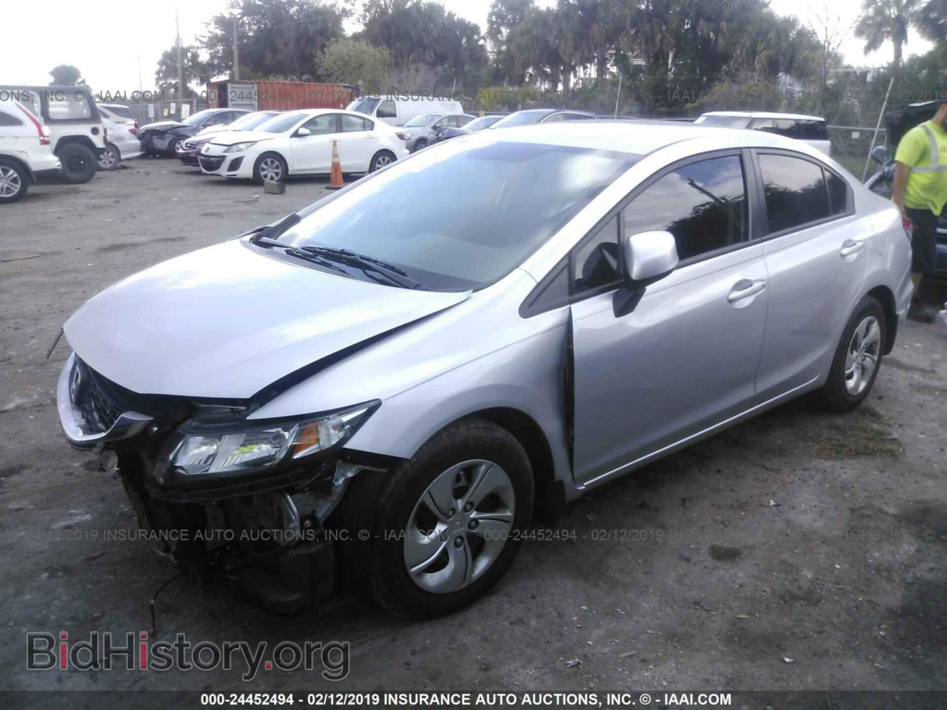 2013 HONDA CIVIC - VIN: 19XFB2F54DE080595 - Фото 2