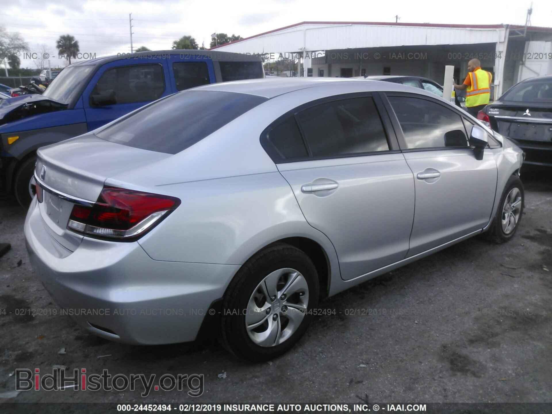 2013 HONDA CIVIC - VIN: 19XFB2F54DE080595 - Фото 4