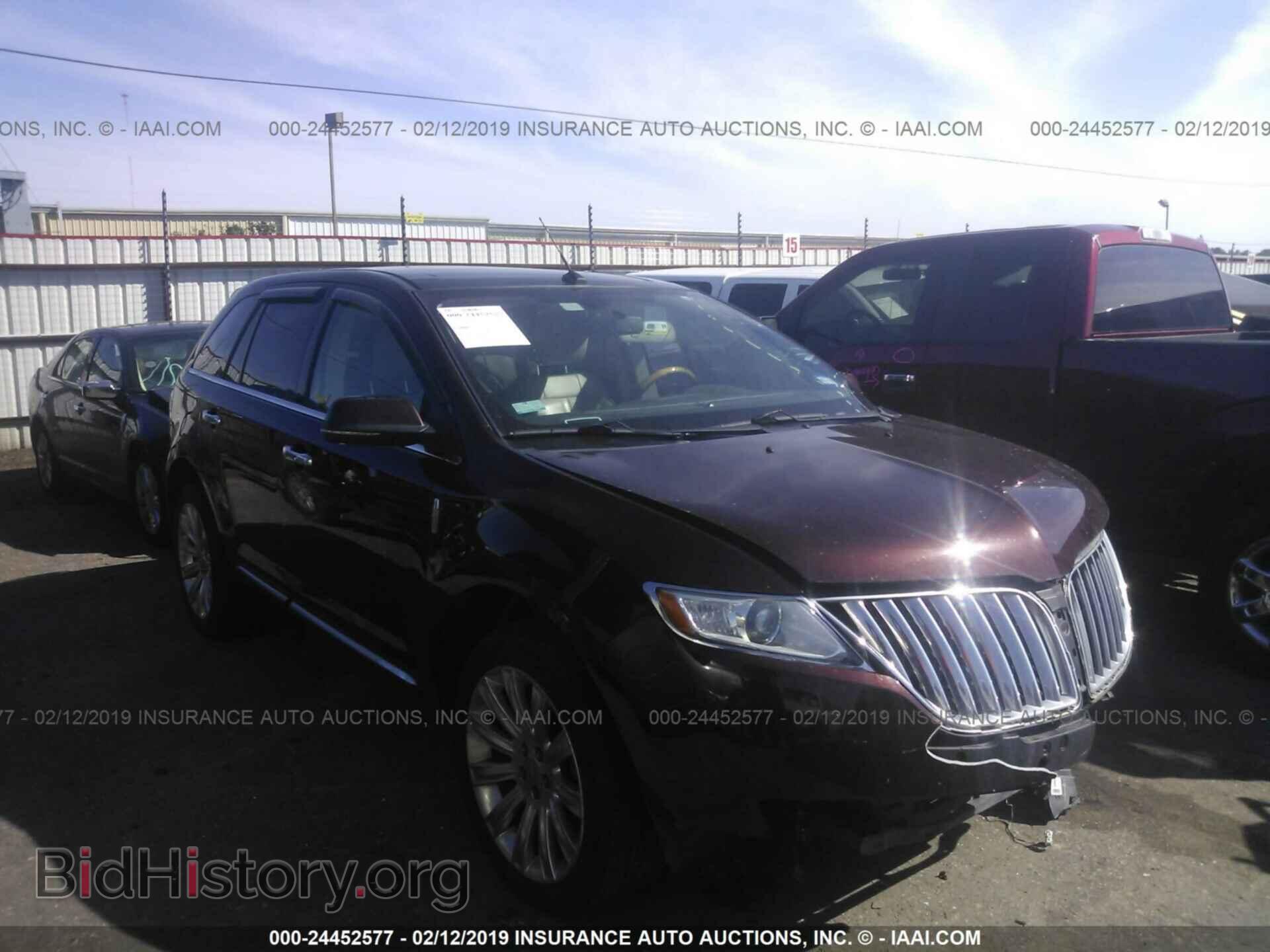 Фотография 2LMDJ6JK7CBL14457 - LINCOLN MKX 2012