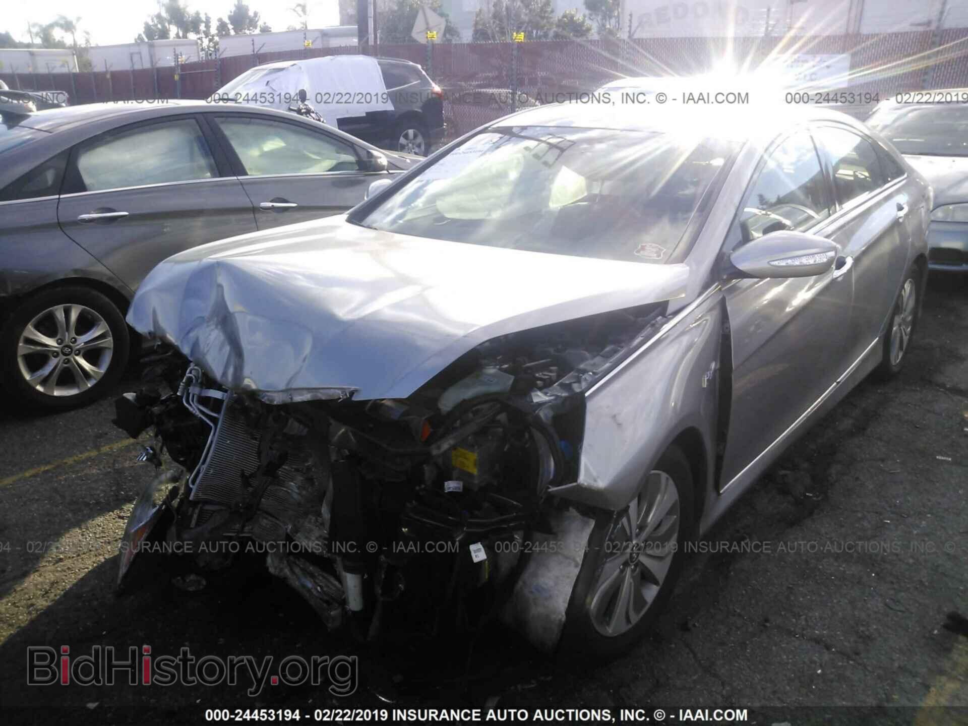 2014 HYUNDAI SONATA - VIN: KMHEC4A46EA104057 - Фото 2