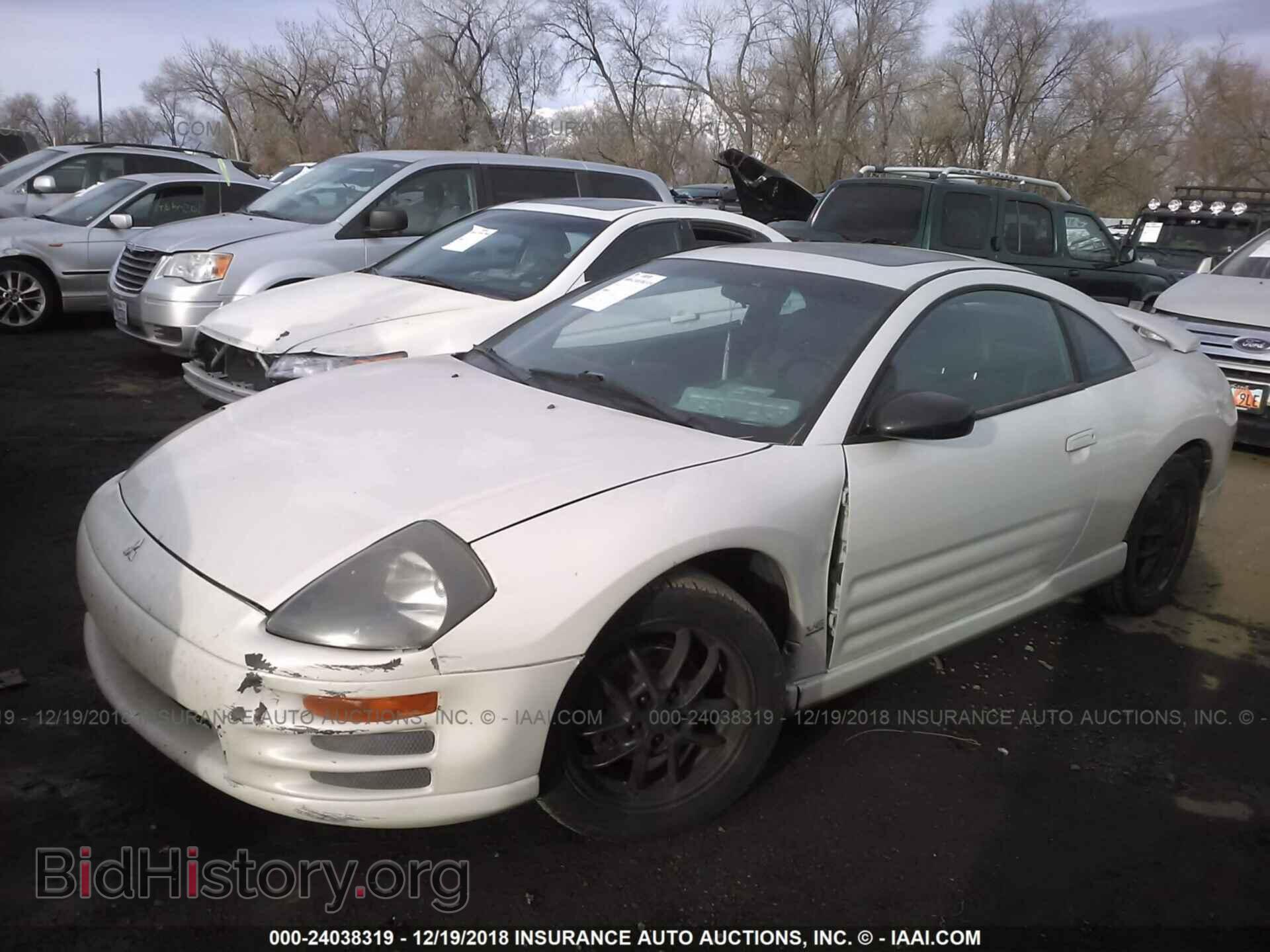 2002 MITSUBISHI ECLIPSE - VIN: 4A3AC54H72E074334 - Фото 2