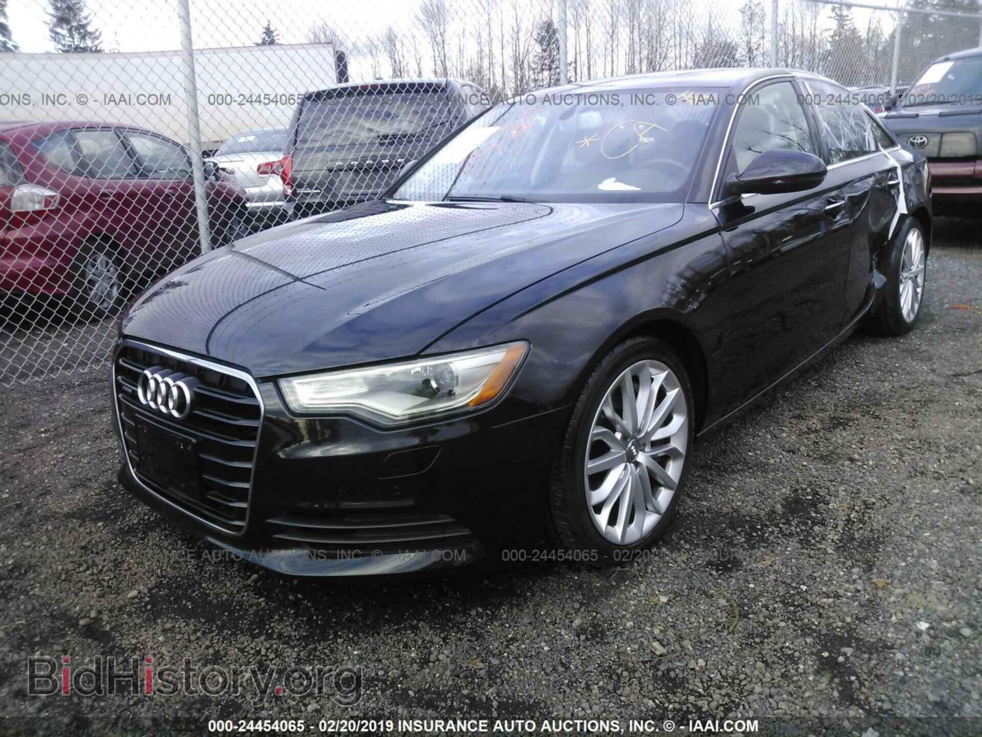 2013 AUDI A6 - VIN: WAUGGAFC0DN142985 - Фото 2