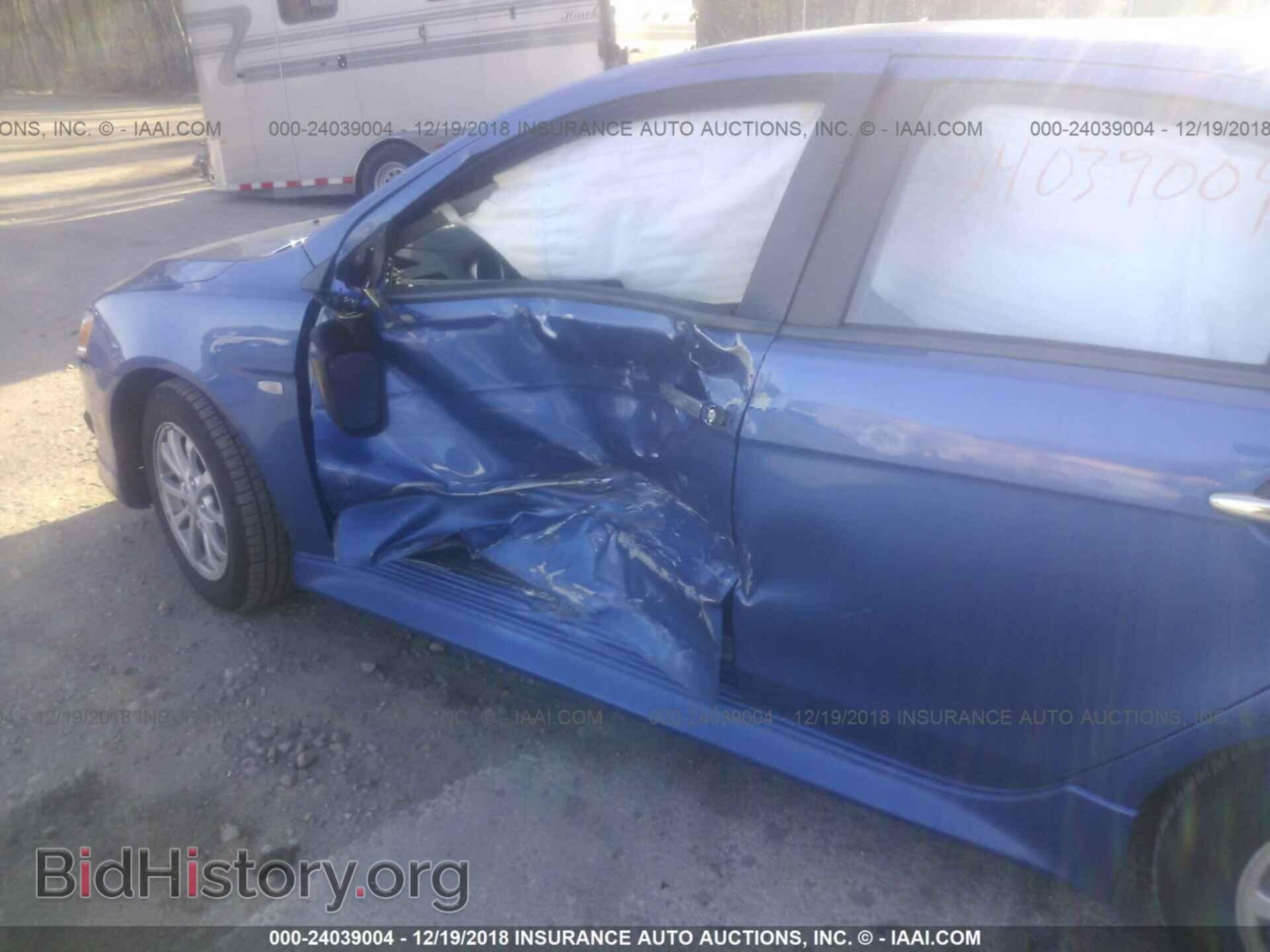 2012 MITSUBISHI LANCER - VIN: JA32V2FW6CU006527 - Фото 6