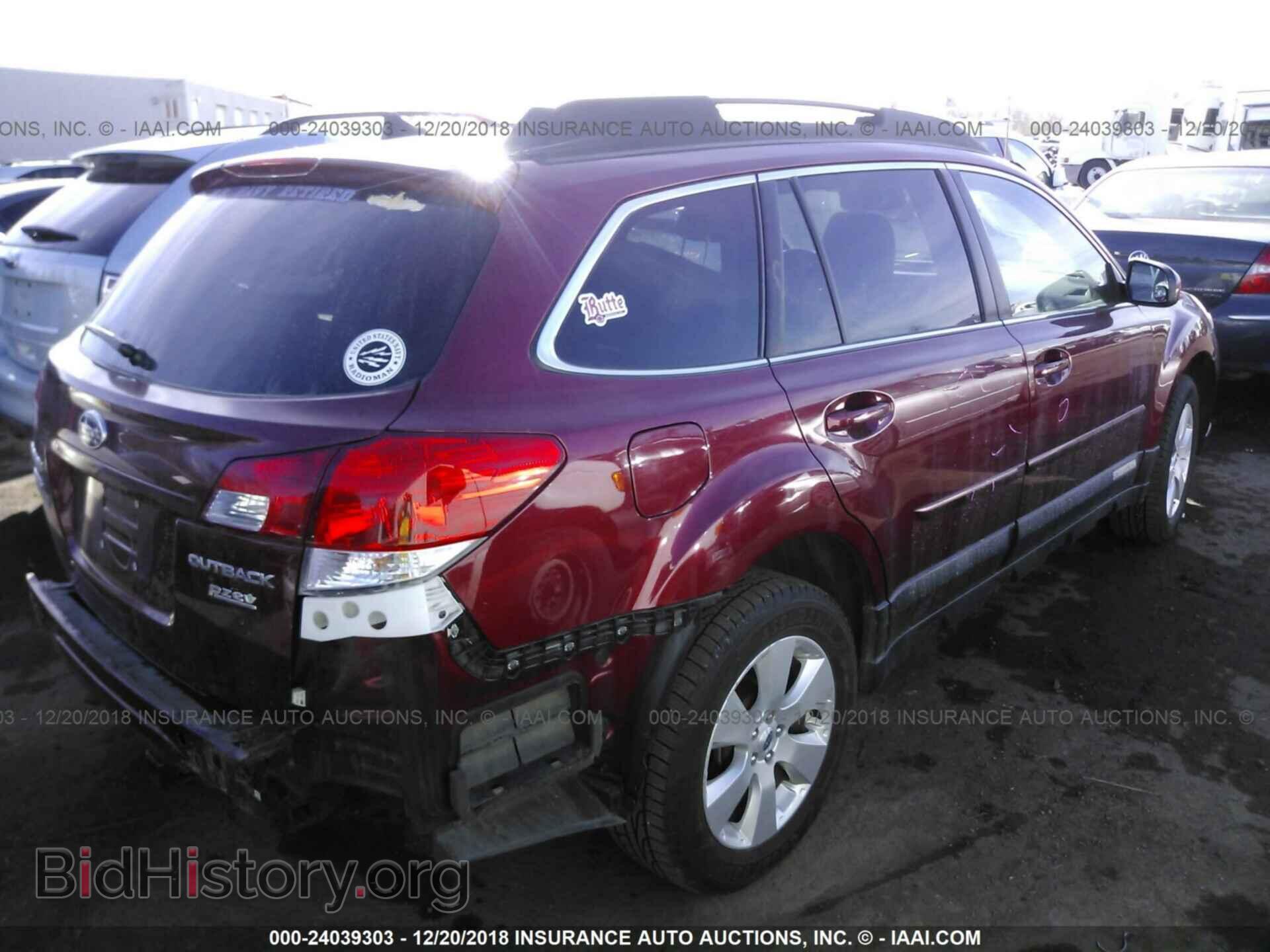 2012 SUBARU OUTBACK - VIN: 4S4BRBKC0C3262942 - Фото 4