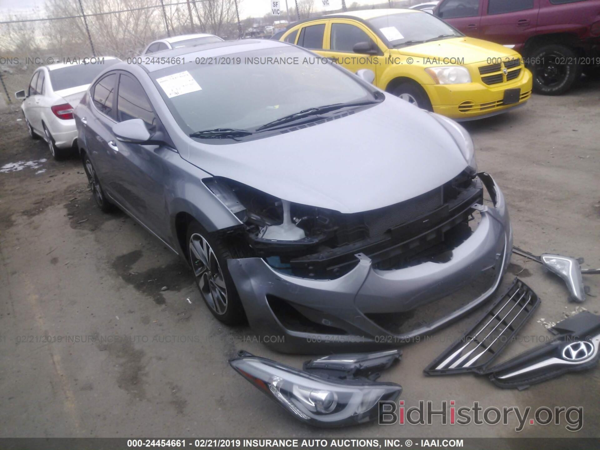 Photo KMHDH4AE8EU129174 - HYUNDAI ELANTRA 2014