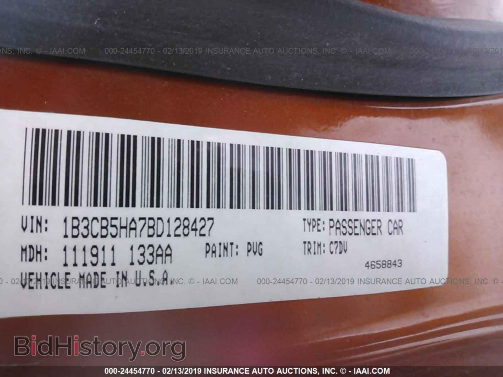 2011 DODGE CALIBER - VIN: 1B3CB5HA7BD128427 - Photo 9