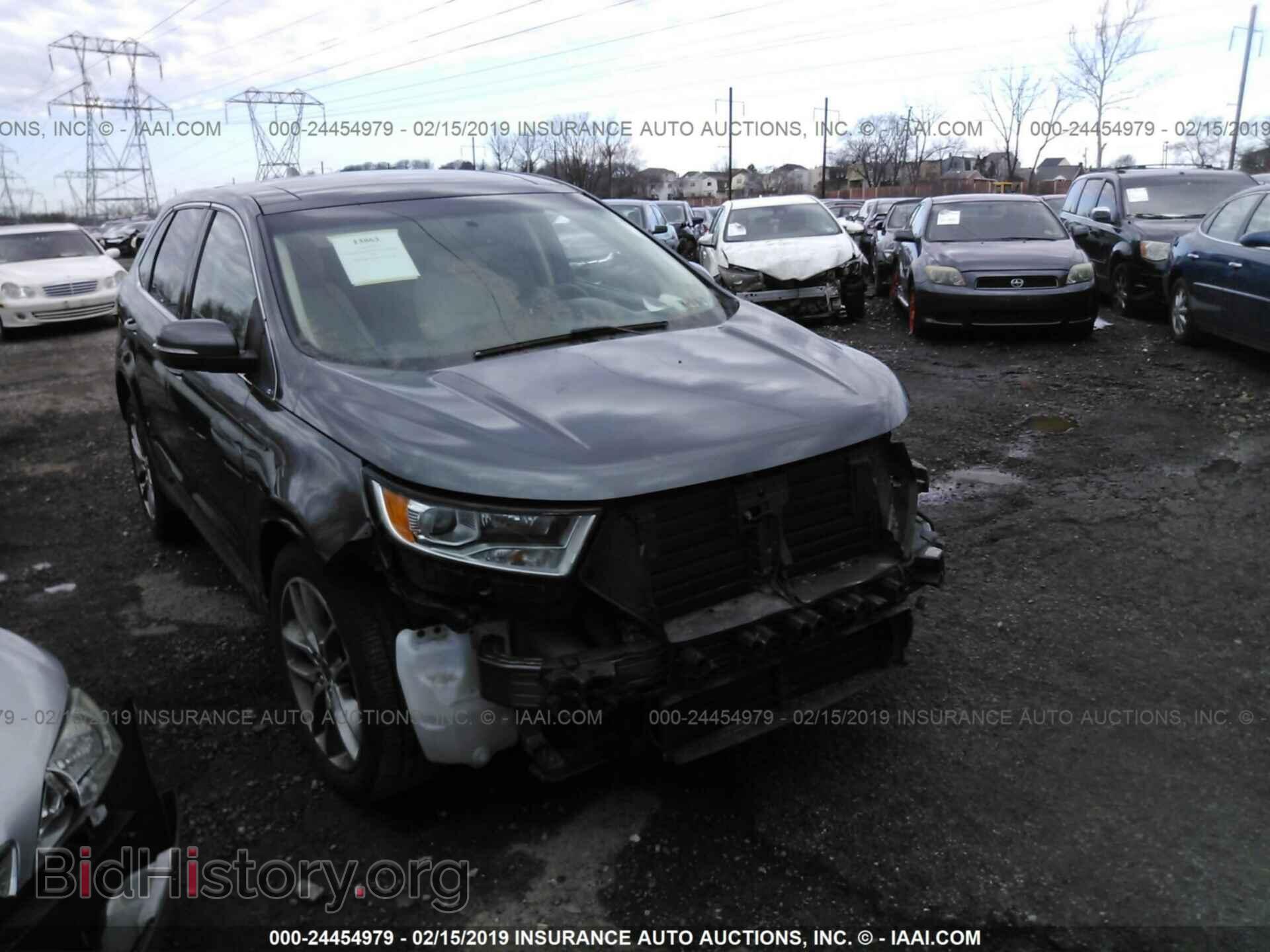 Фотография 2FMTK3K97FBB04654 - FORD EDGE 2015