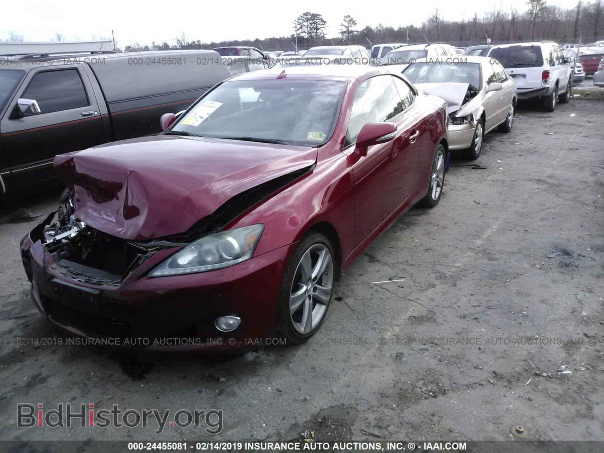 2012 LEXUS IS - VIN: JTHFF2C26C2525086 - Фото 2