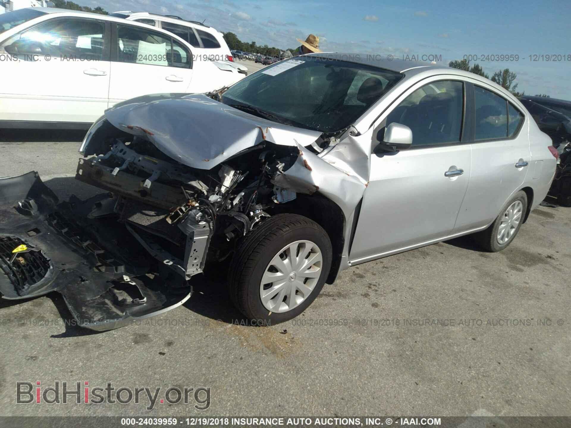 2012 NISSAN VERSA - VIN: 3N1CN7AP1CL825087 - Фото 2