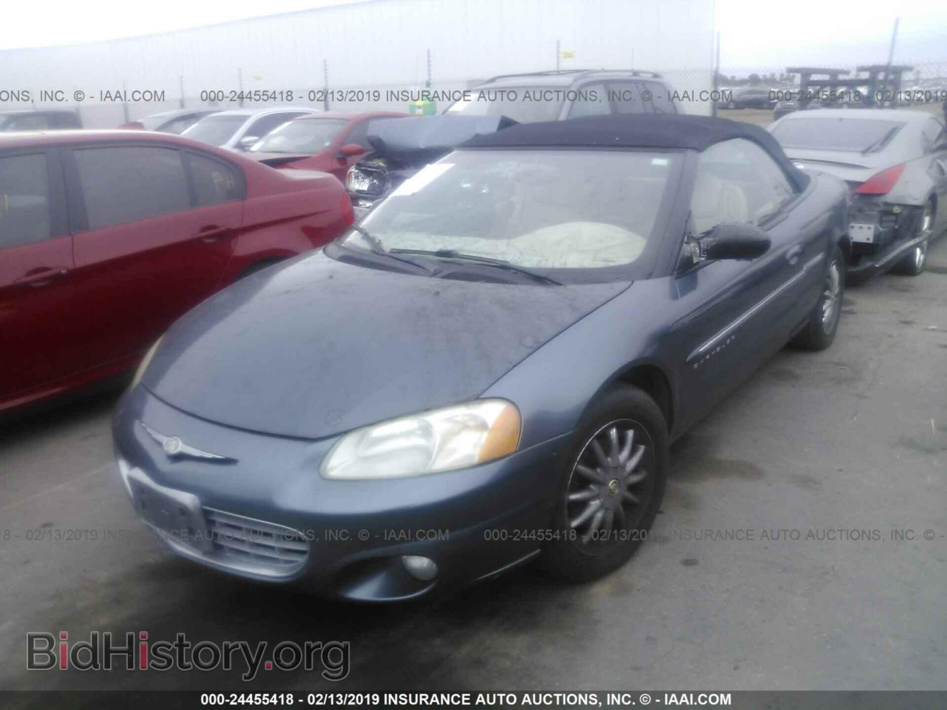 2001 CHRYSLER SEBRING - VIN: 1C3EL65UX1N641208 - Photo 2