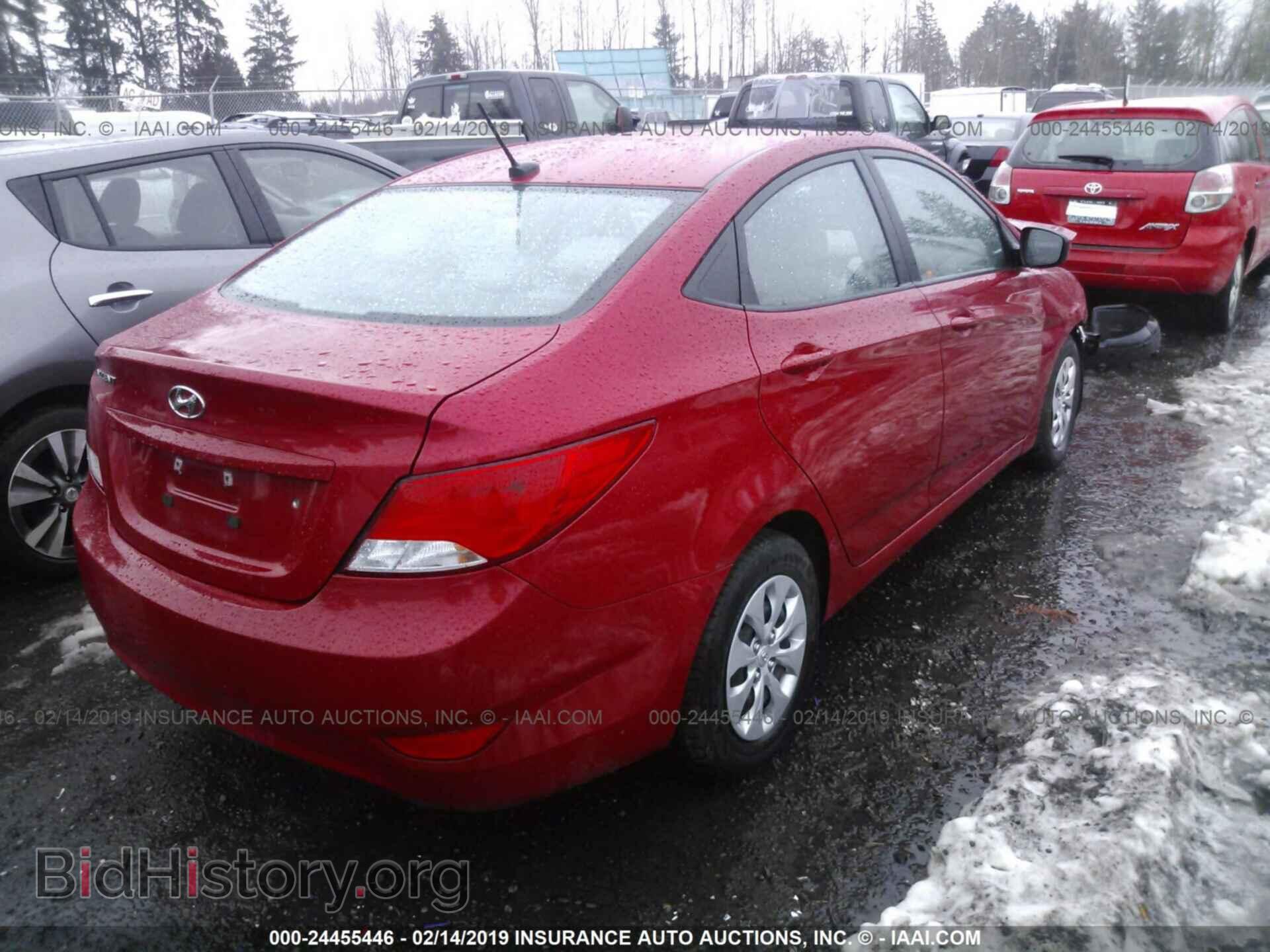 2016 HYUNDAI ACCENT - VIN: KMHCT4AE2GU997720 - Фото 4