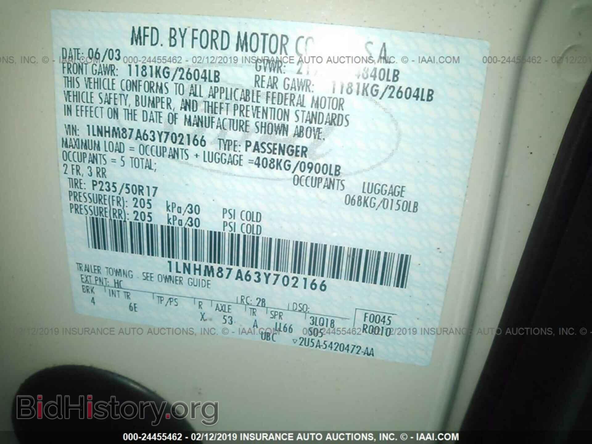 2003 LINCOLN LS - VIN: 1LNHM87A63Y702166 - Photo 9