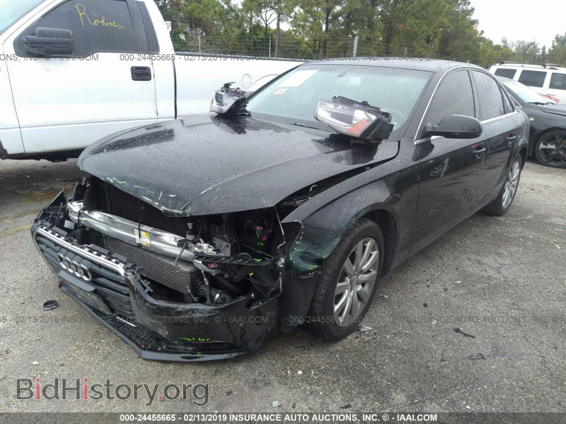 2013 AUDI A4 - VIN: WAUAFAFLXDN015041 - Фото 2