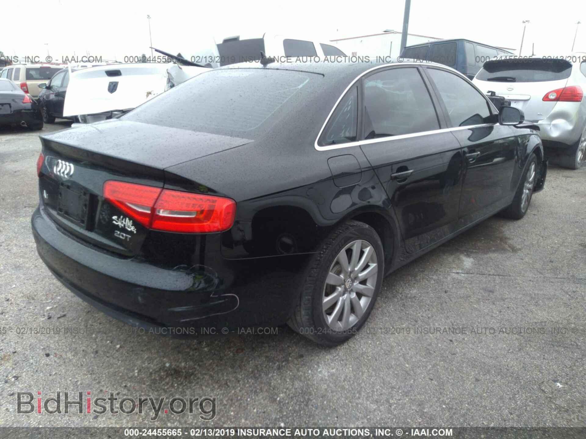 2013 AUDI A4 - VIN: WAUAFAFLXDN015041 - Фото 4