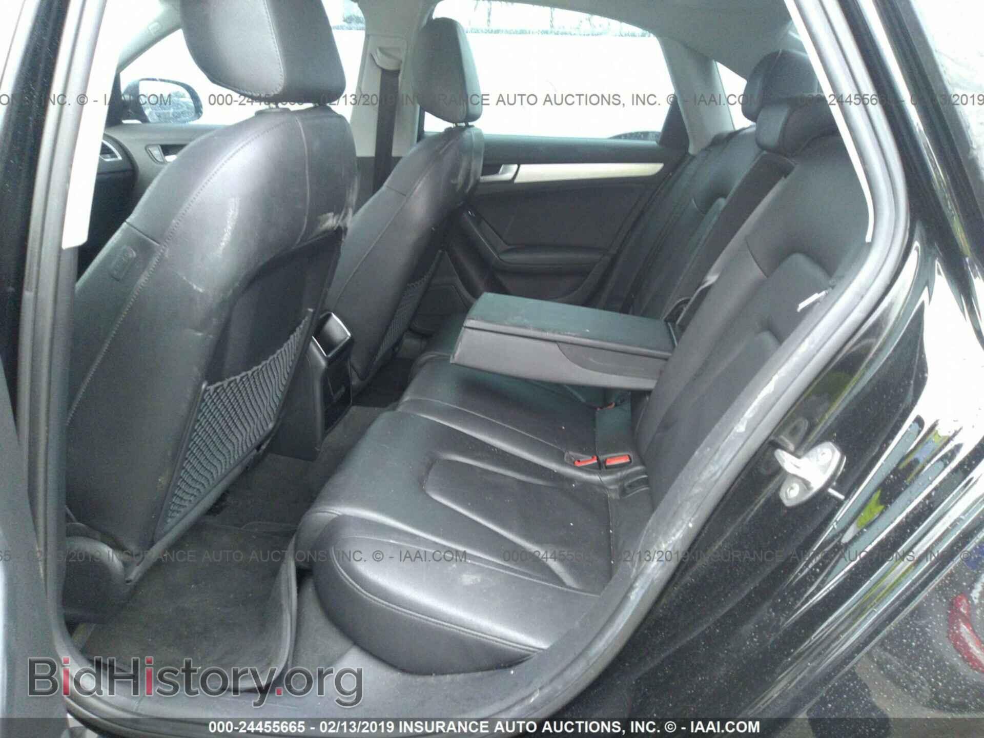 2013 AUDI A4 - VIN: WAUAFAFLXDN015041 - Фото 8