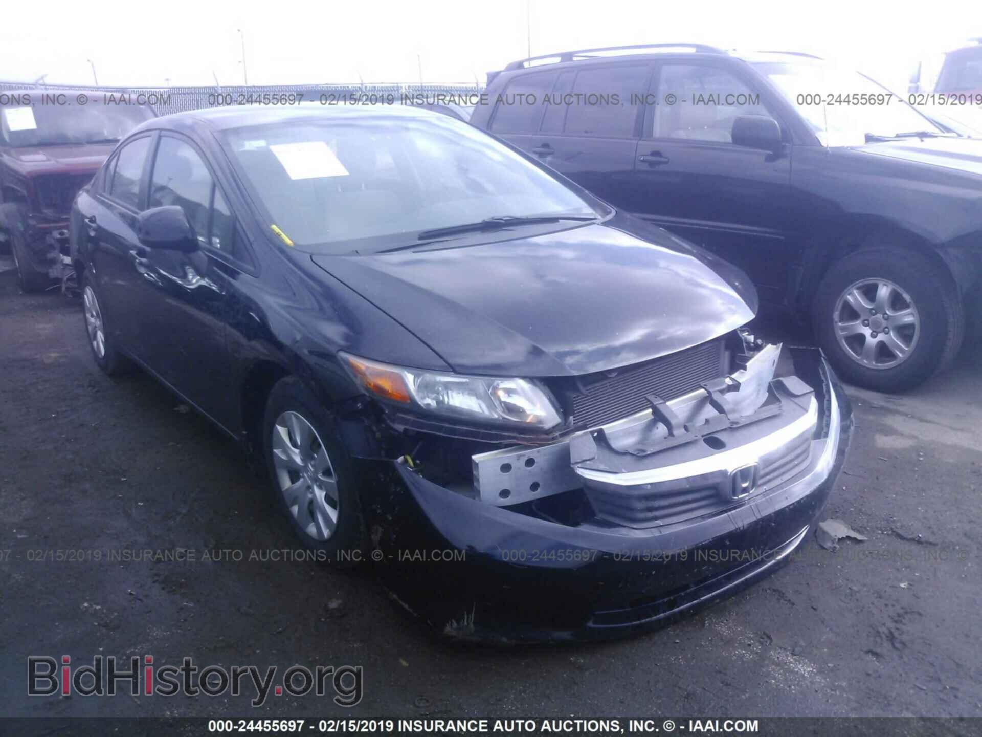 Photo 19XFB2F5XCE328525 - HONDA CIVIC 2012