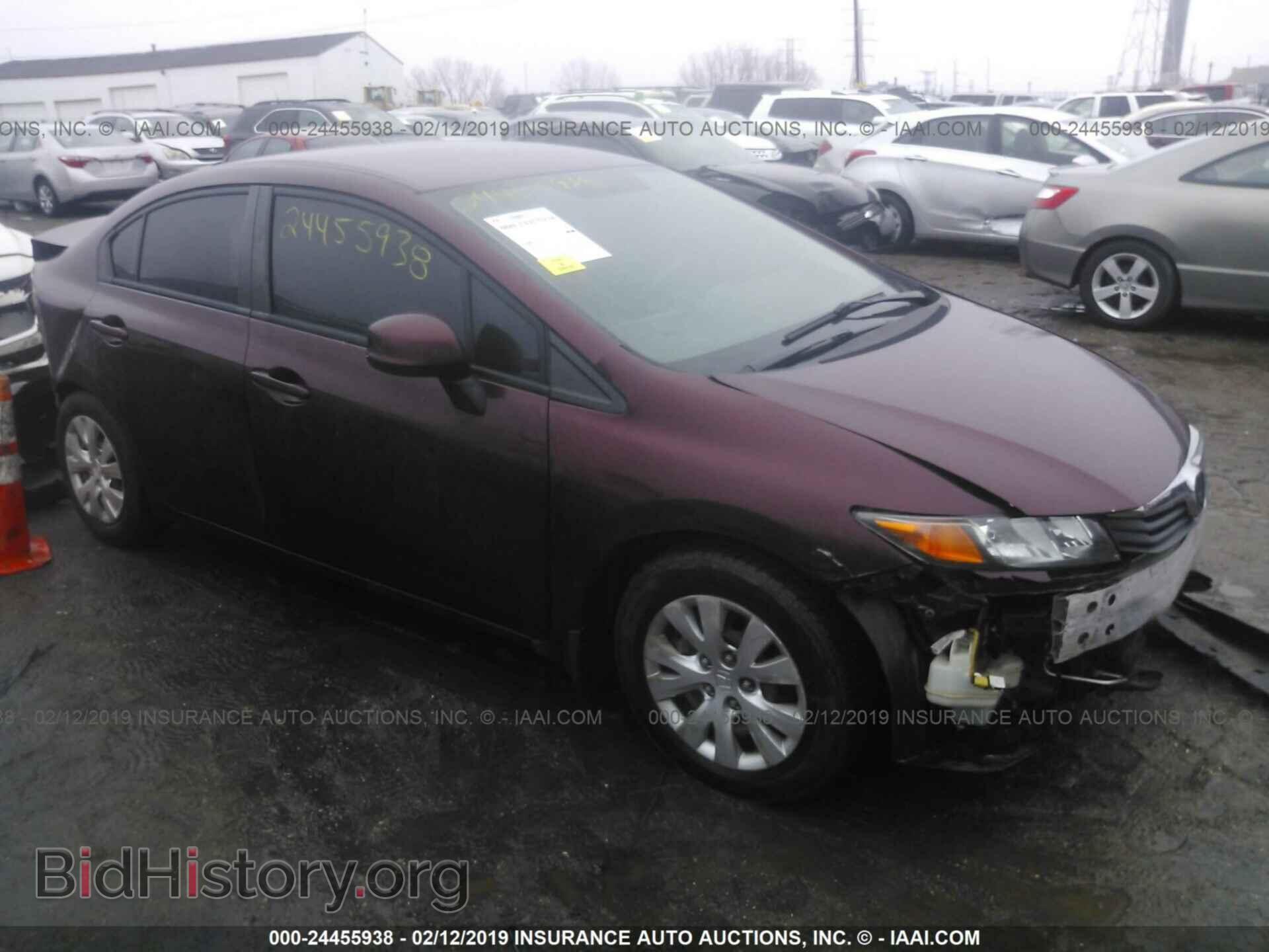Photo 19XFB2F53CE031516 - HONDA CIVIC 2012